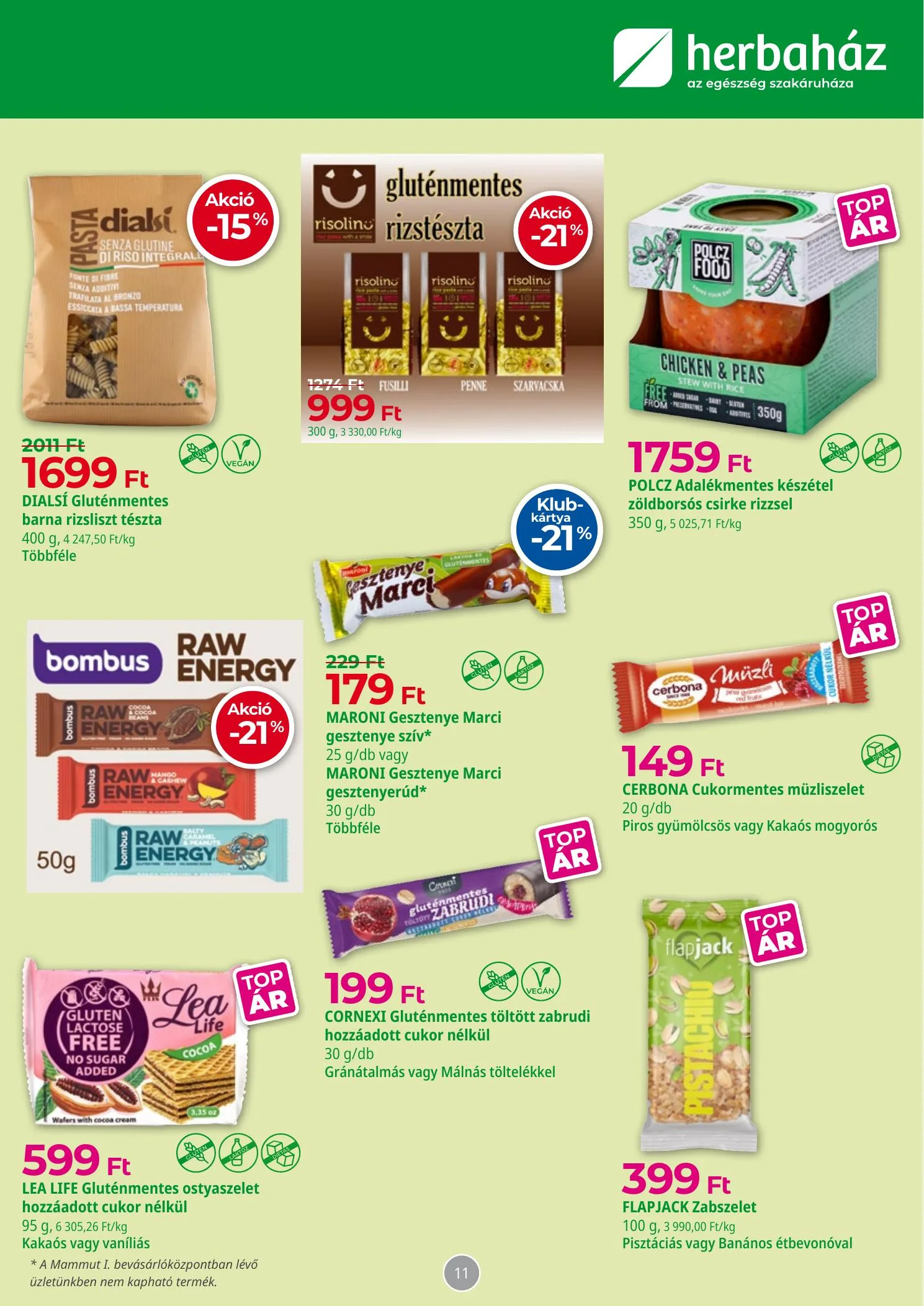 Herbahaz akciós újság 07.06–08.02 – 11. oldal