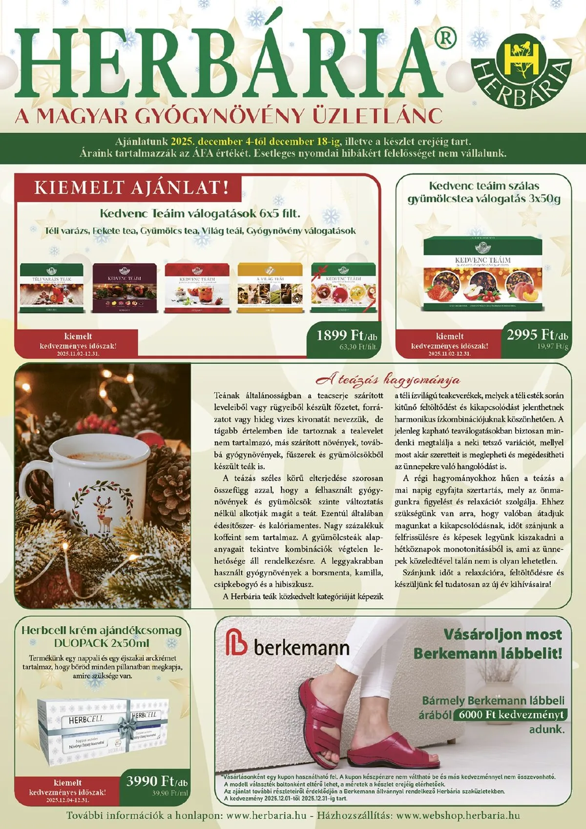 Herbaria akciós újság 12.04–12.18