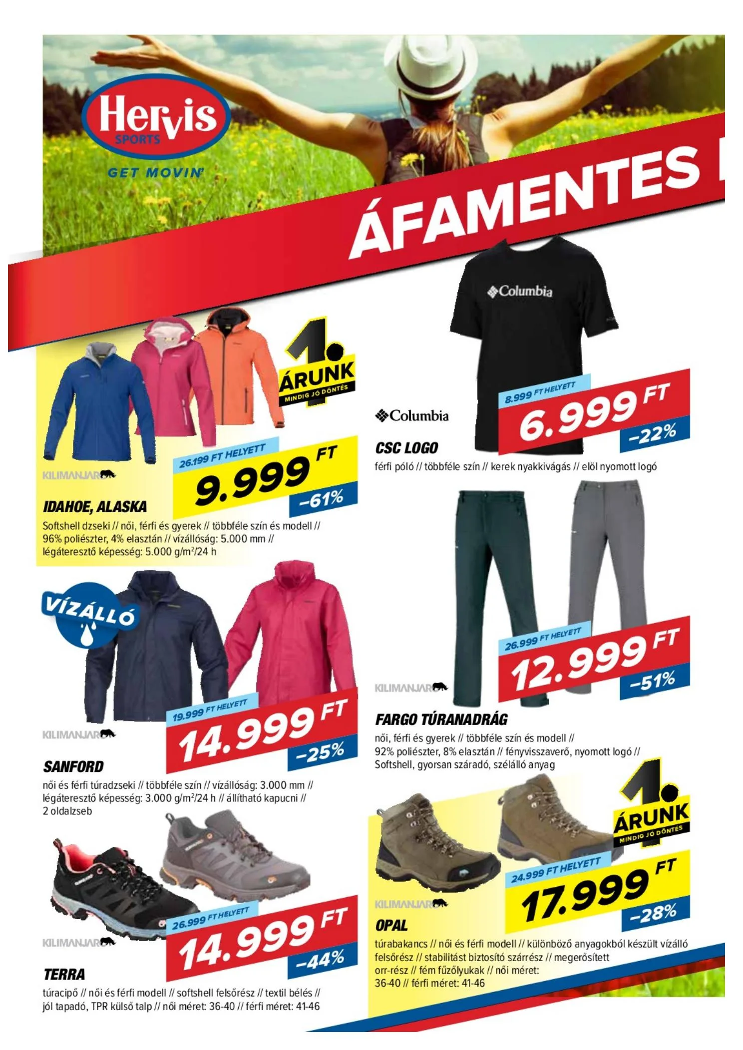 Hervis akciós újság 03.09–03.14 – 10. oldal