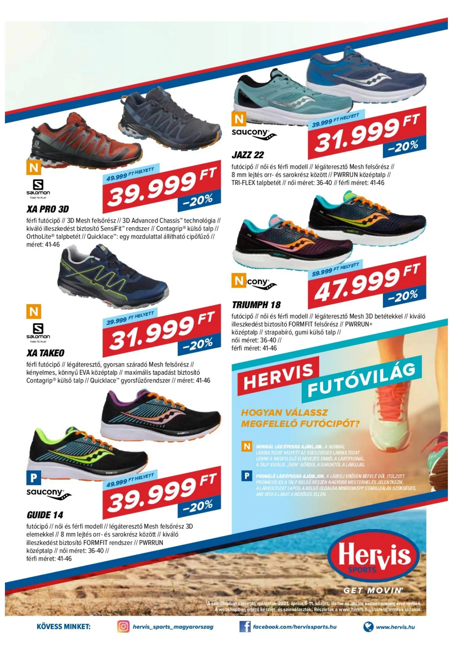 Hervis akciós újság 04.06–04.11 – 7. oldal