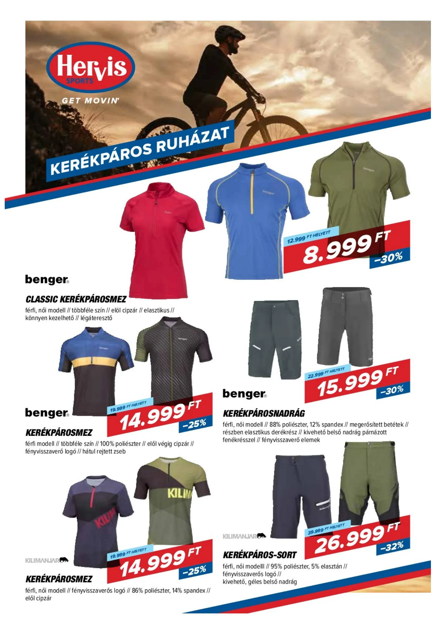 Hervis akciós újság 05.26–06.06 – 16. oldal
