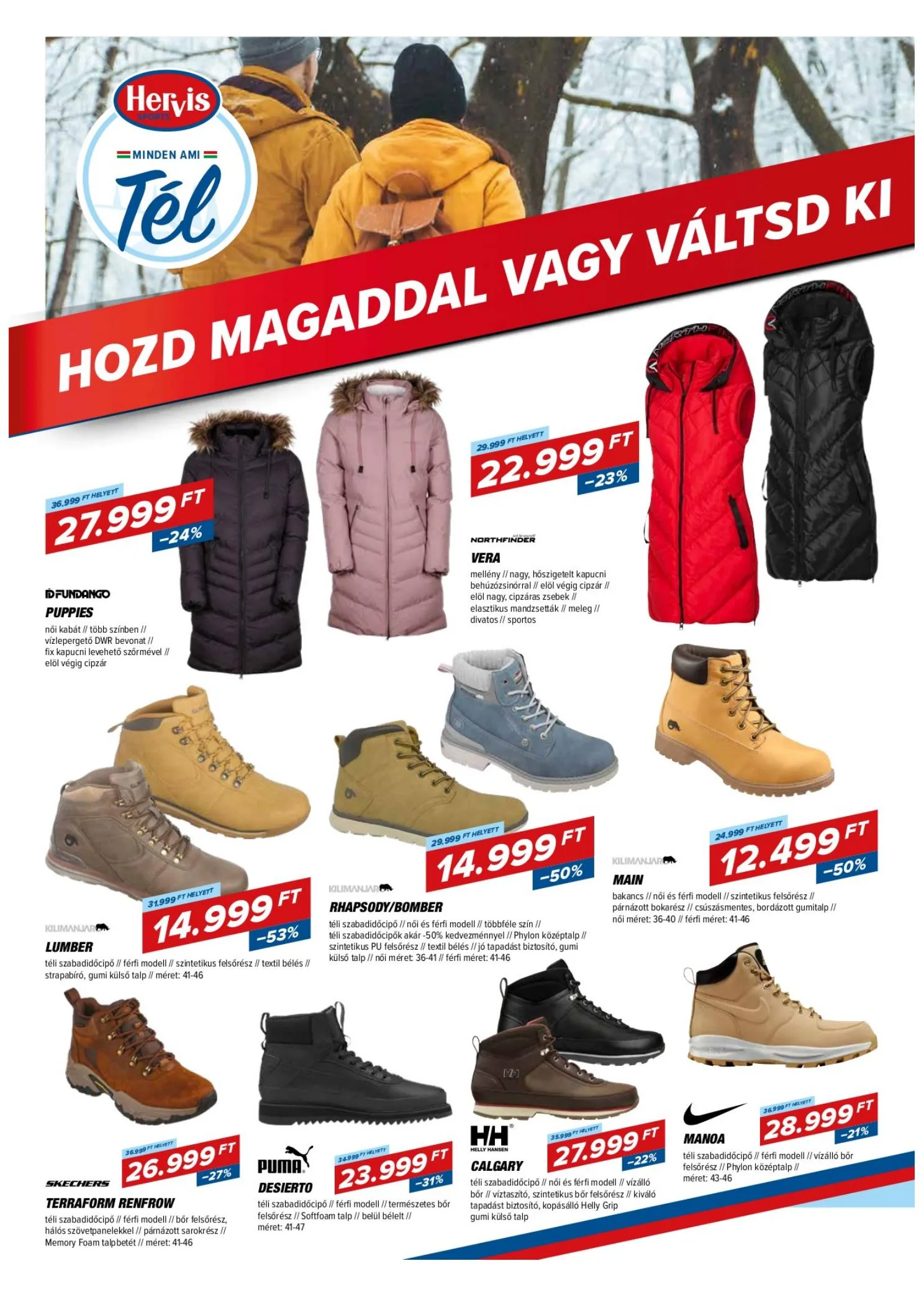 Hervis akciós újság 12.07–12.12 – 4. oldal