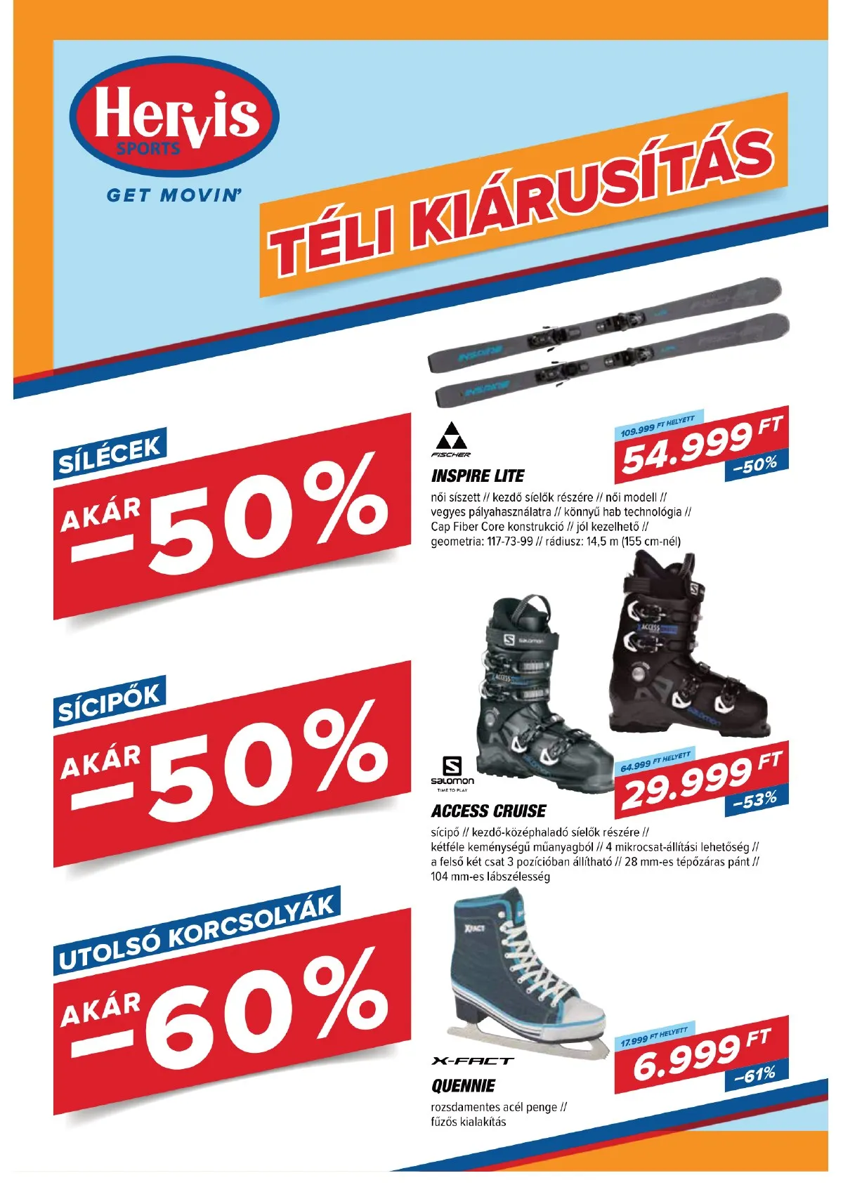 Hervis akciós újság 02.08–02.20 – 6. oldal
