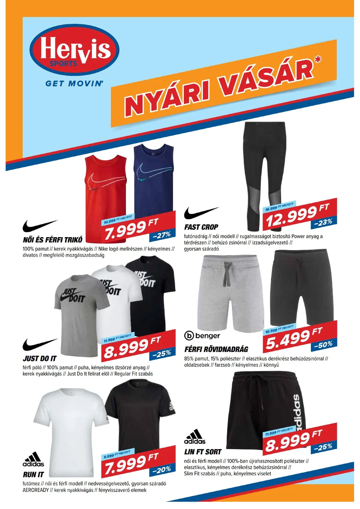 Hervis akciós újság 07.05–07.17 – 6. oldal