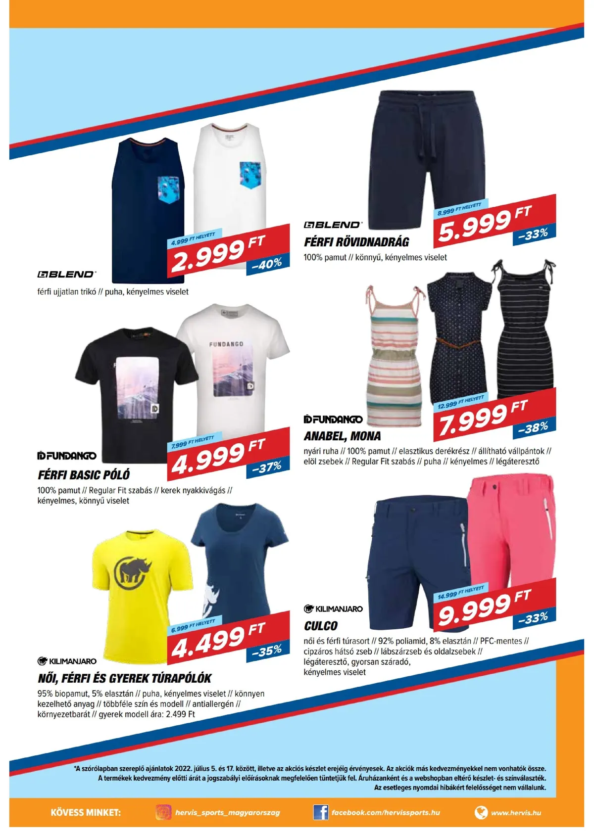 Hervis akciós újság 07.05–07.17 – 7. oldal