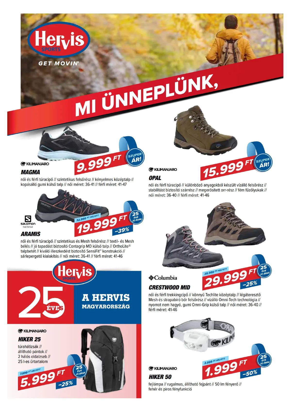 Hervis akciós újság 10.04–10.16 – 4. oldal