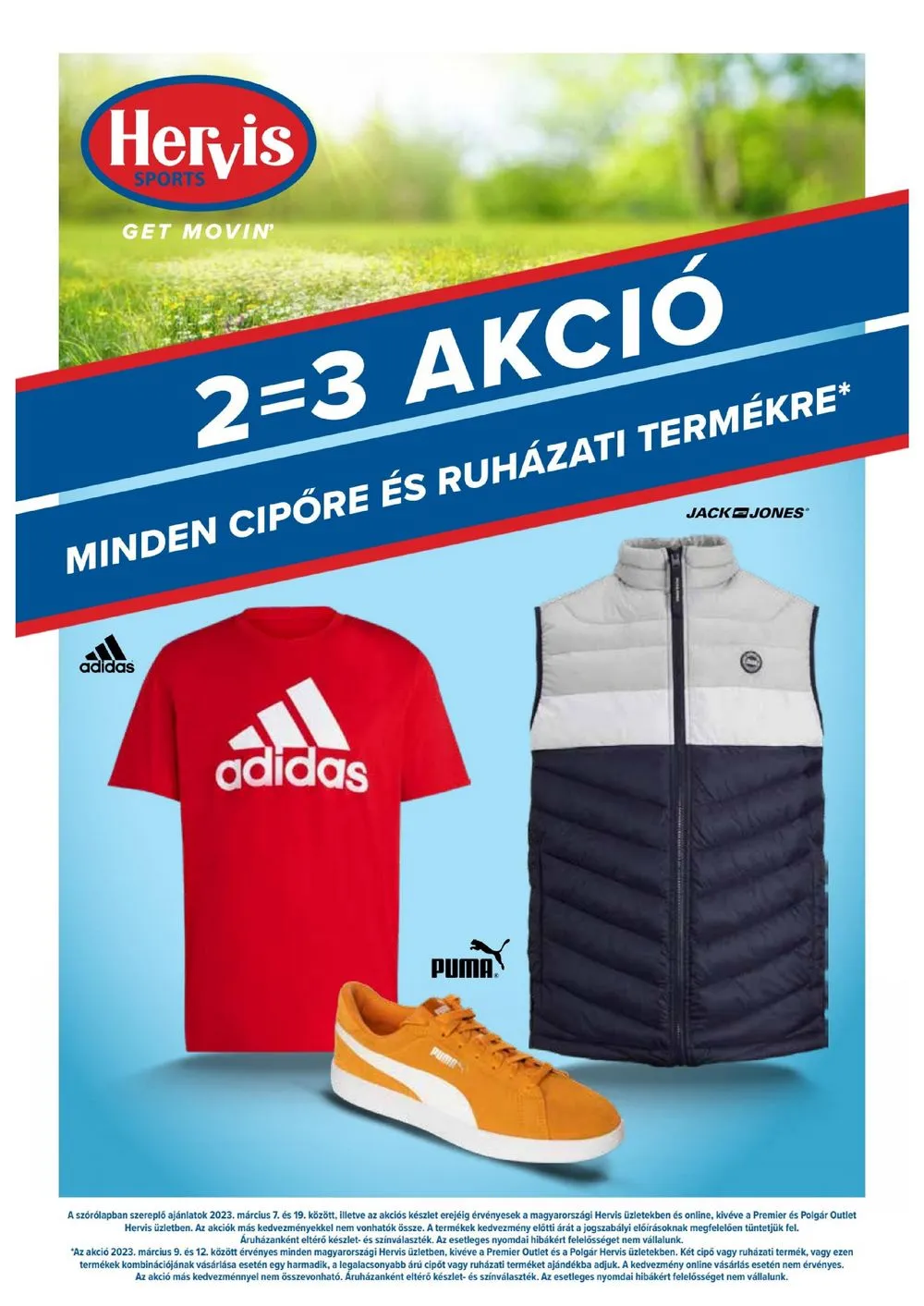 Hervis akciós újság 03.07–03.19