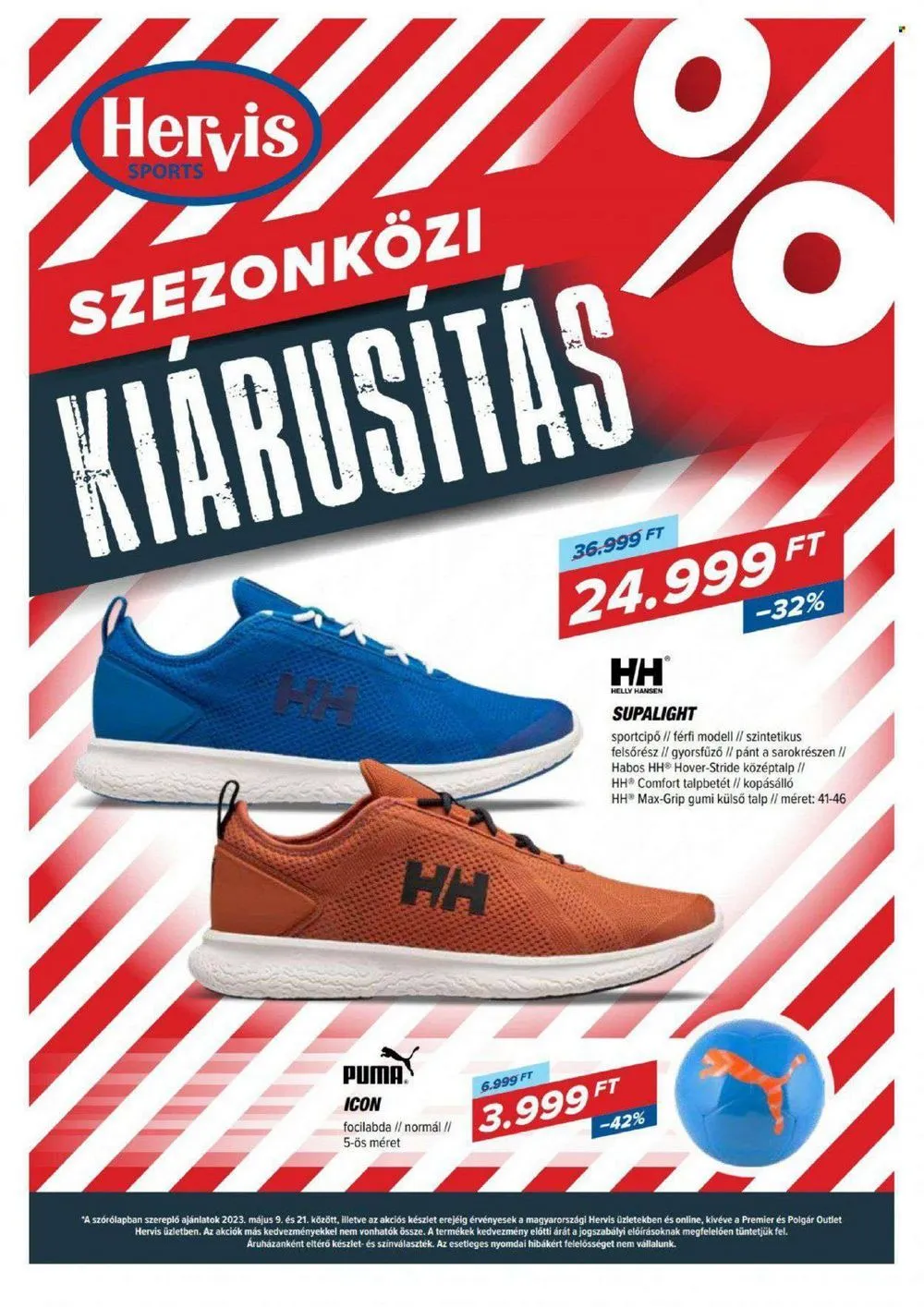 Hervis akciós újság 05.09–05.21