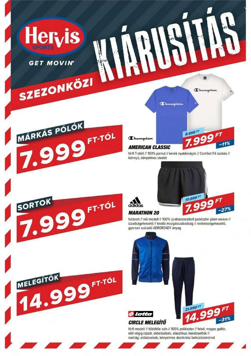 Hervis akciós újság 05.09–05.21 – 6. oldal