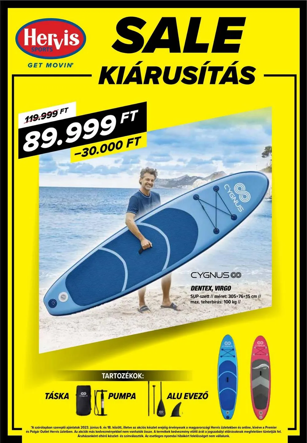 Hervis akciós újság 06.06–06.18