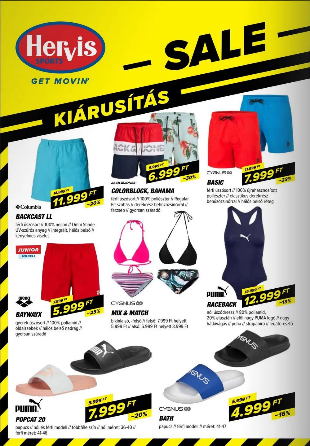 Hervis akciós újság 06.06–06.18 – 6. oldal