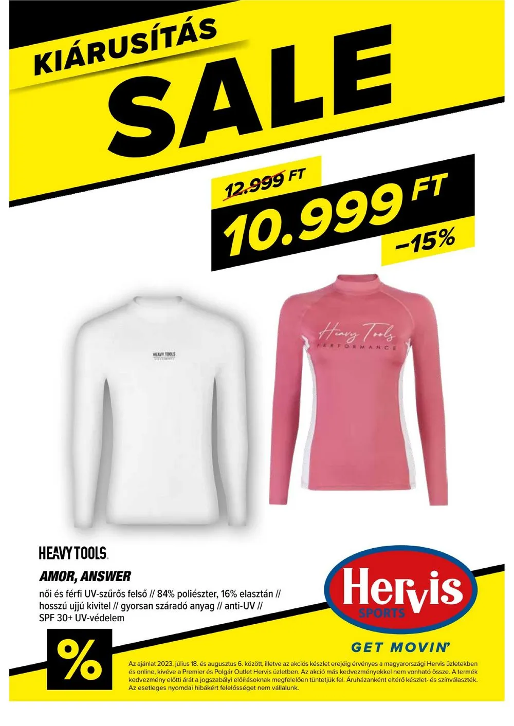 Hervis akciós újság 07.18–08.06 – 14. oldal