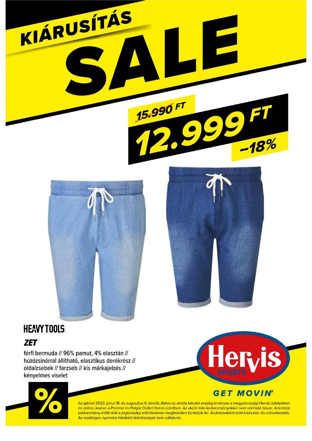 Hervis akciós újság 07.18–08.06 – 21. oldal