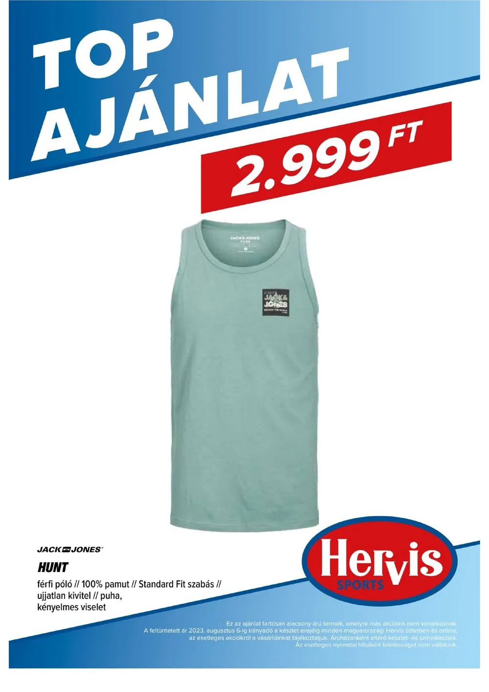 Hervis akciós újság 07.18–08.06 – 23. oldal