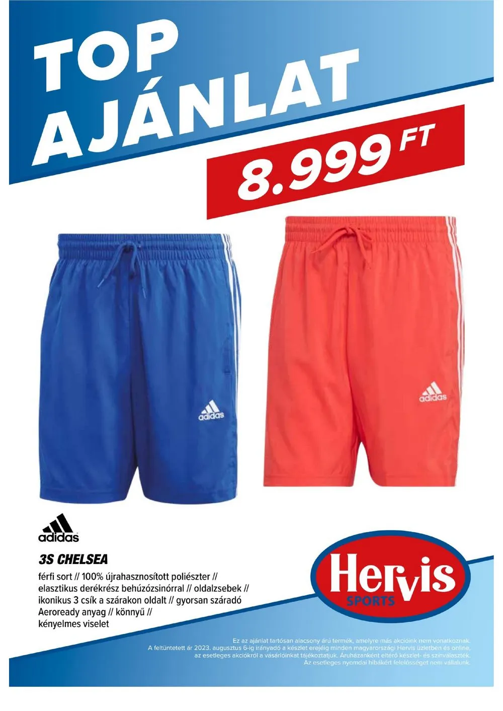 Hervis akciós újság 07.18–08.06 – 32. oldal