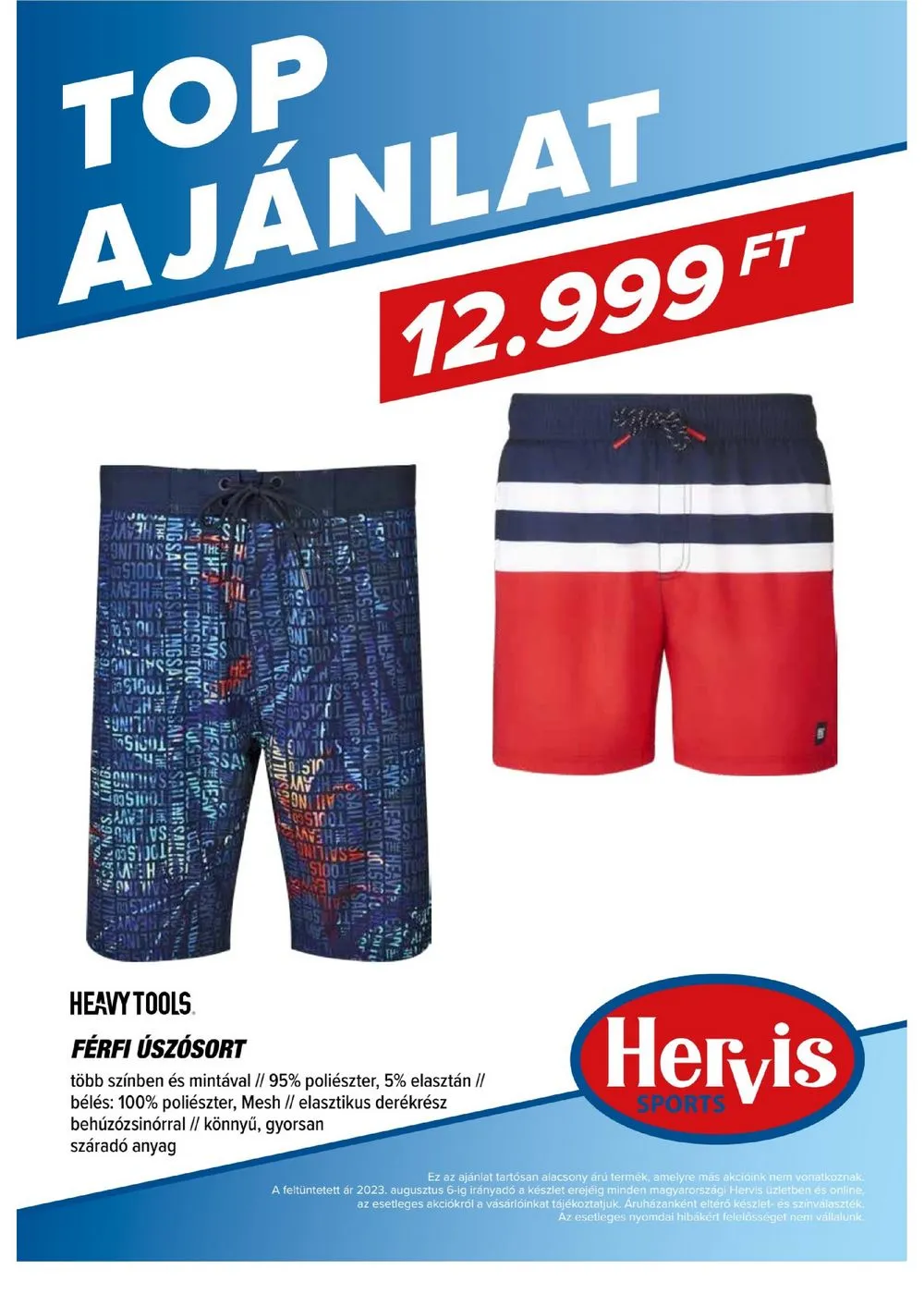 Hervis akciós újság 07.18–08.06 – 9. oldal