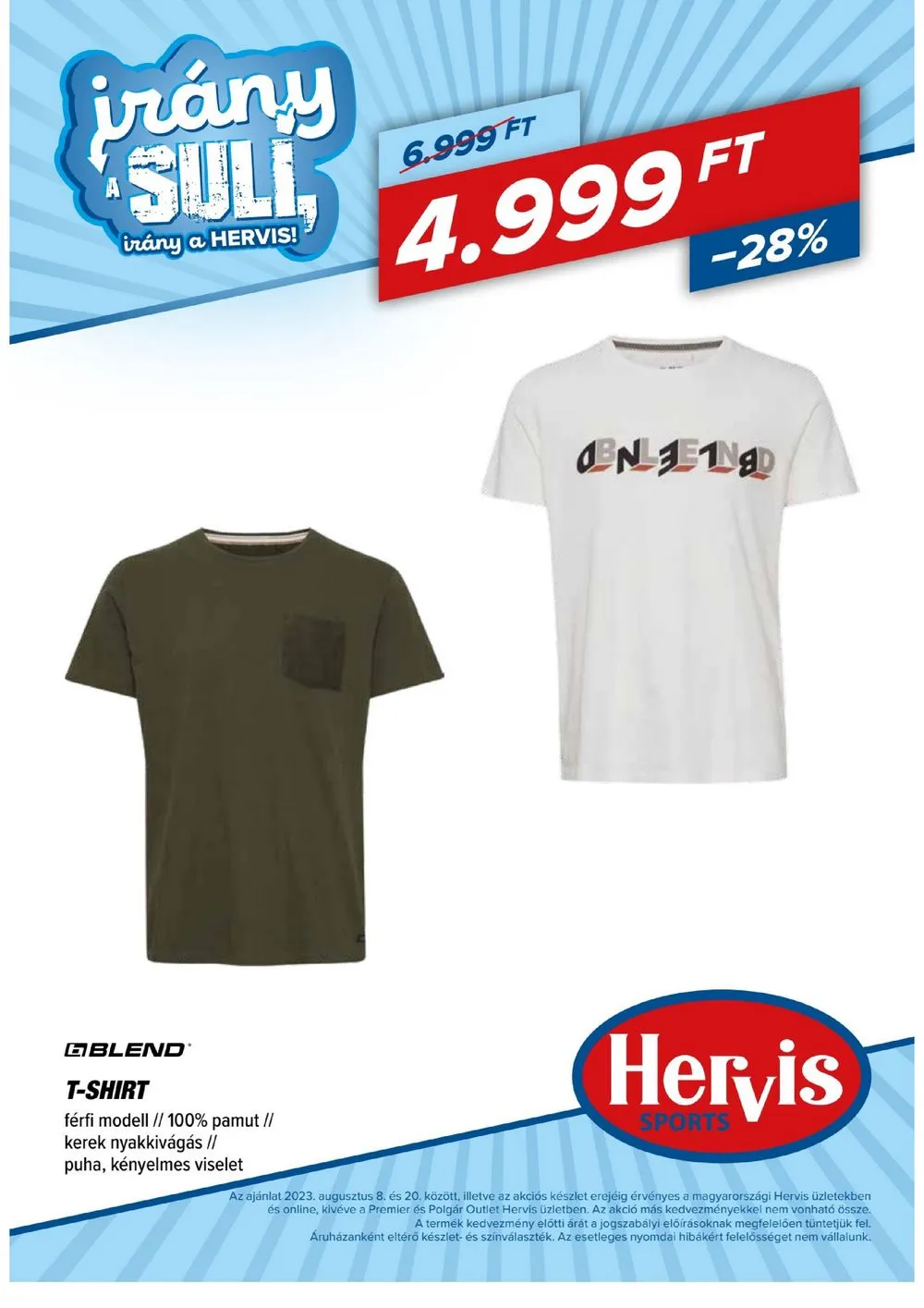 Hervis akciós újság 08.08–08.20 – 19. oldal
