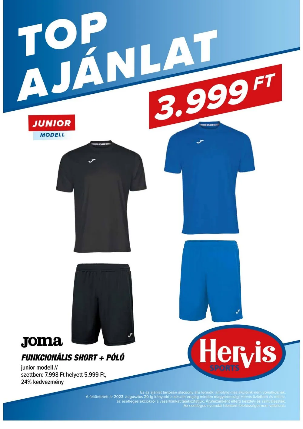 Hervis akciós újság 08.08–08.20 – 37. oldal