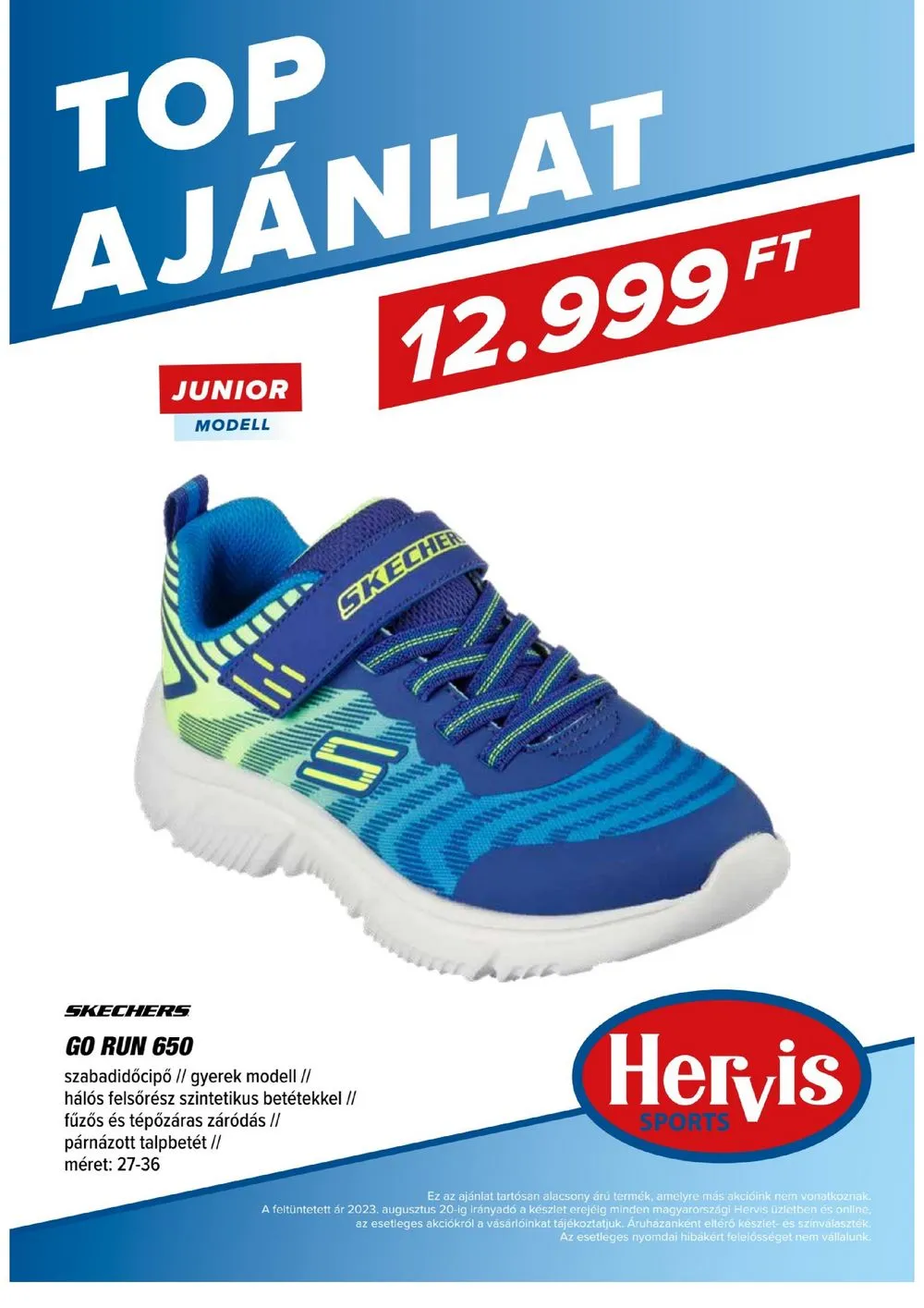 Hervis akciós újság 08.08–08.20 – 41. oldal