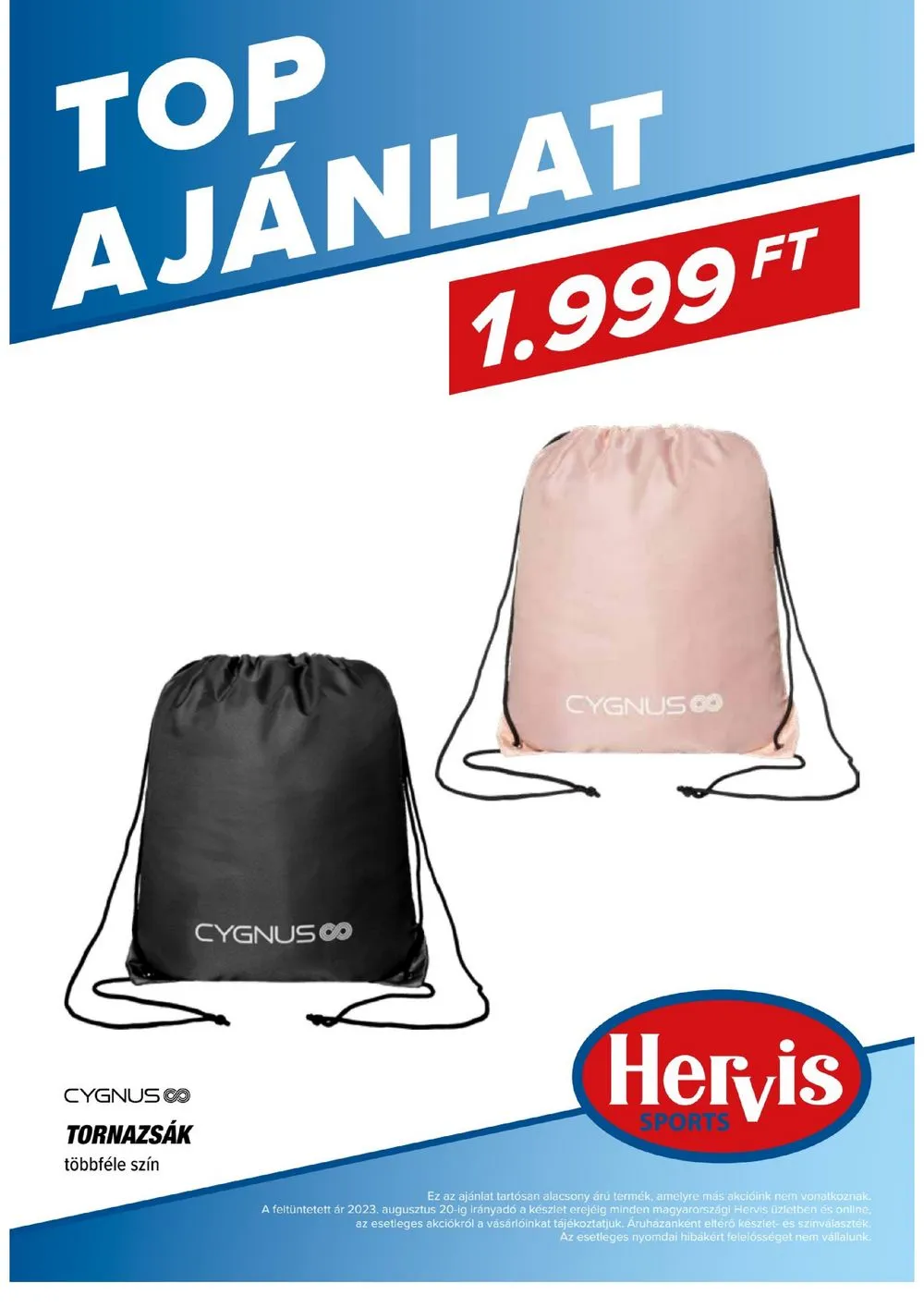 Hervis akciós újság 08.08–08.20 – 48. oldal