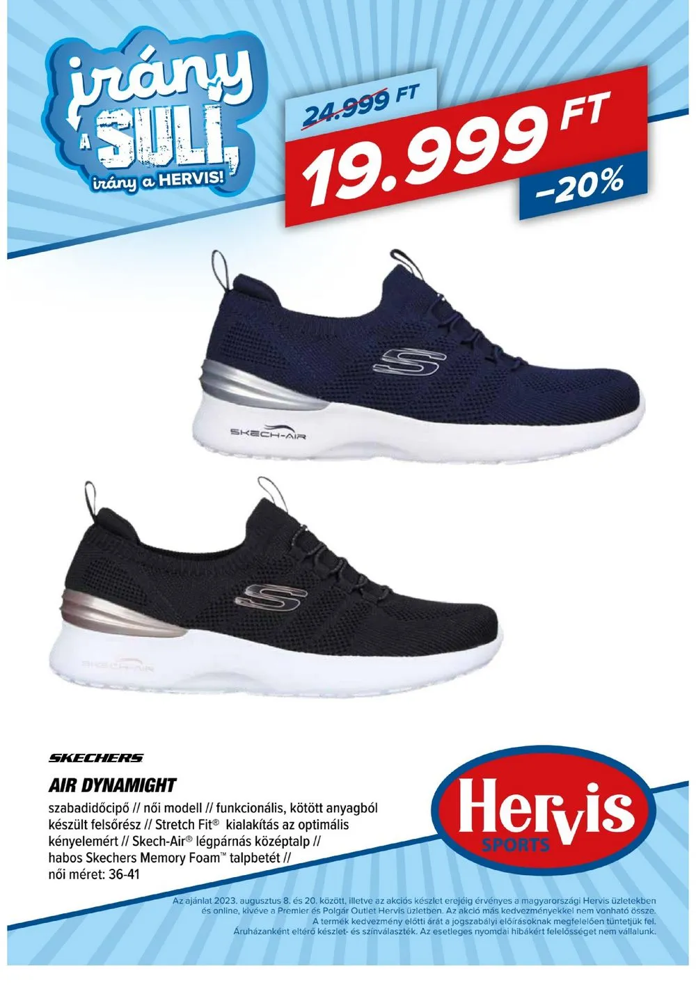 Hervis akciós újság 08.08–08.20 – 5. oldal