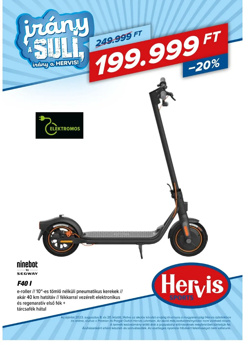 Hervis akciós újság 08.08–08.20 – 53. oldal