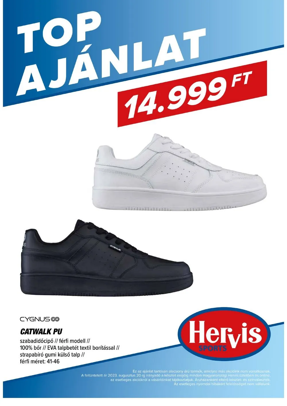 Hervis akciós újság 08.08–08.20 – 6. oldal