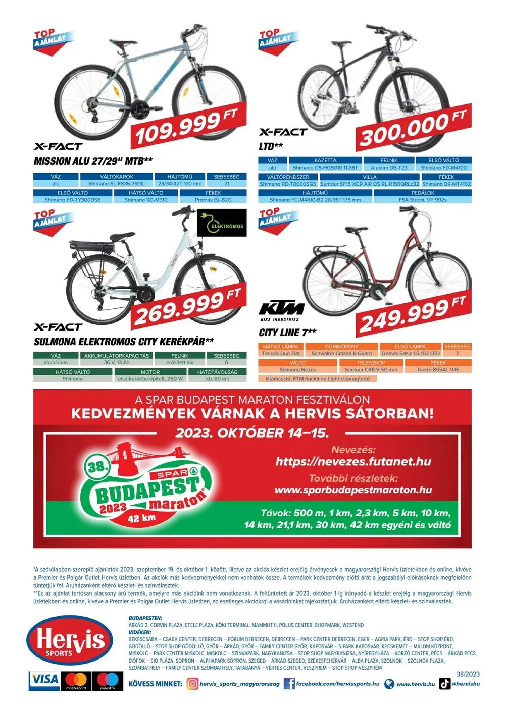 Hervis akciós újság 09.19–10.01 – 10. oldal