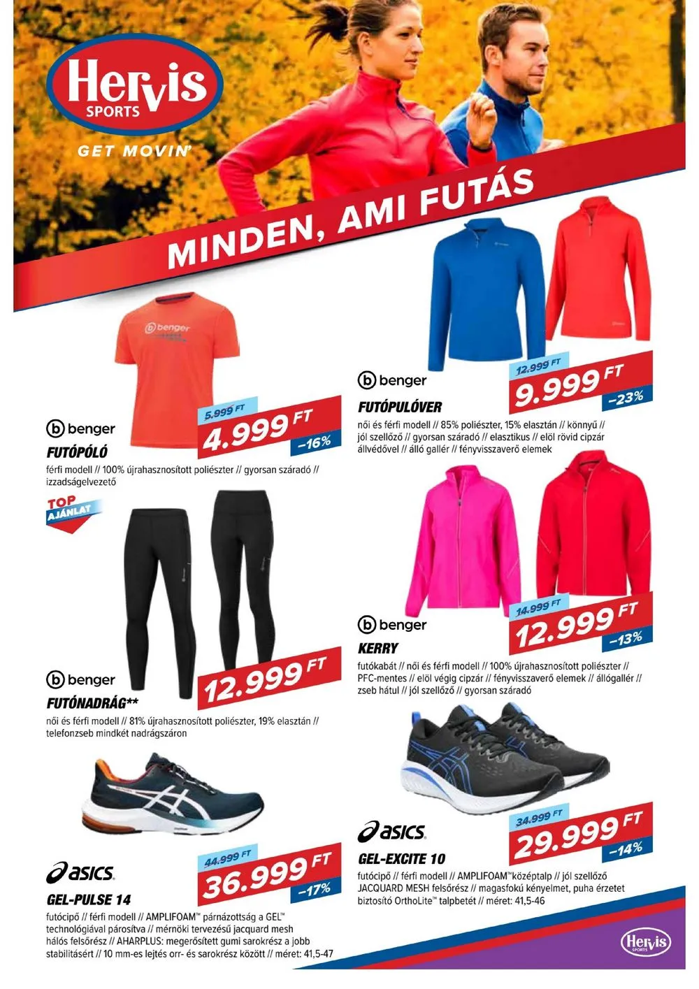 Hervis akciós újság 09.19–10.01 – 8. oldal