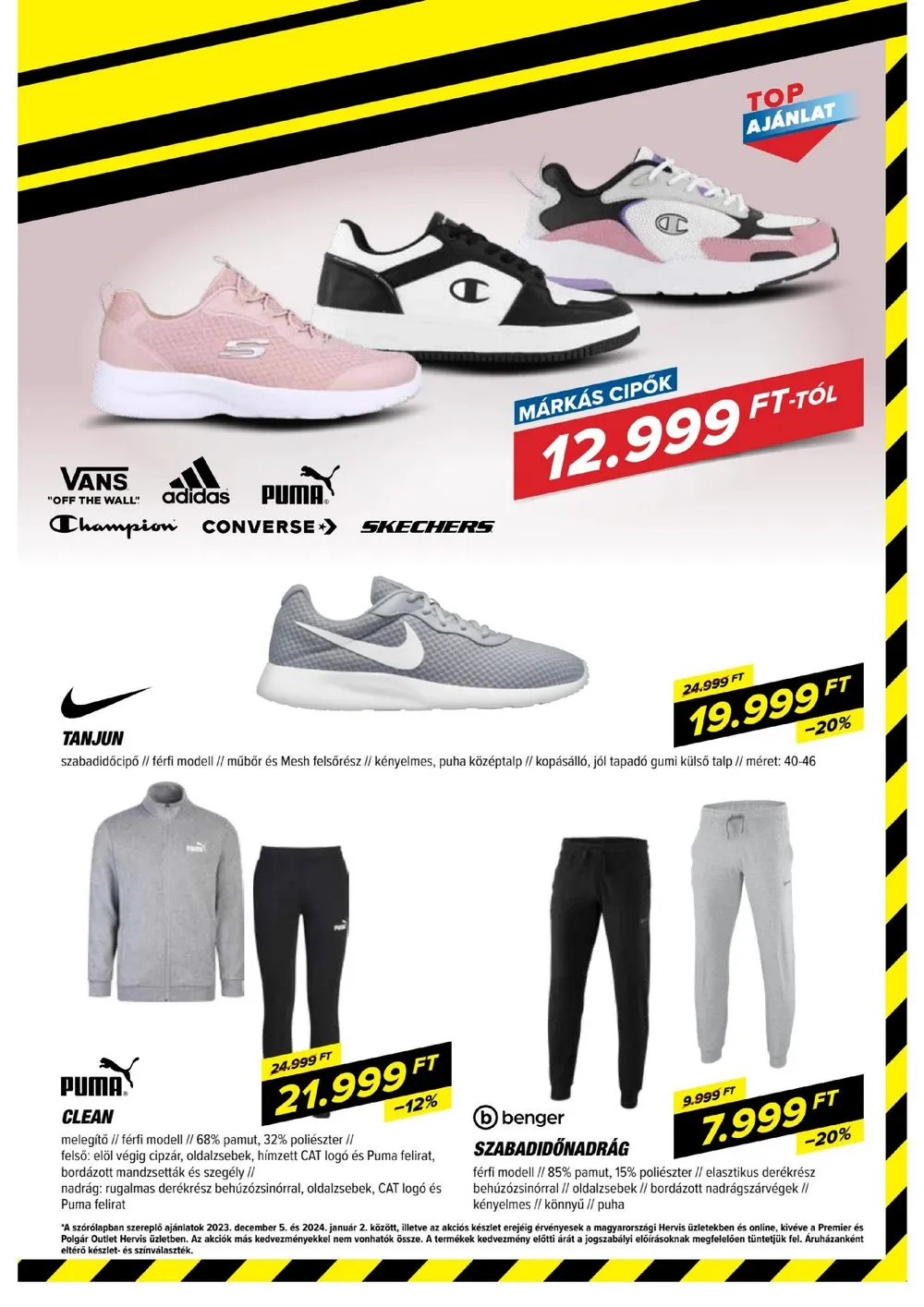 Hervis akciós újság 12.05–01.02 – 9. oldal