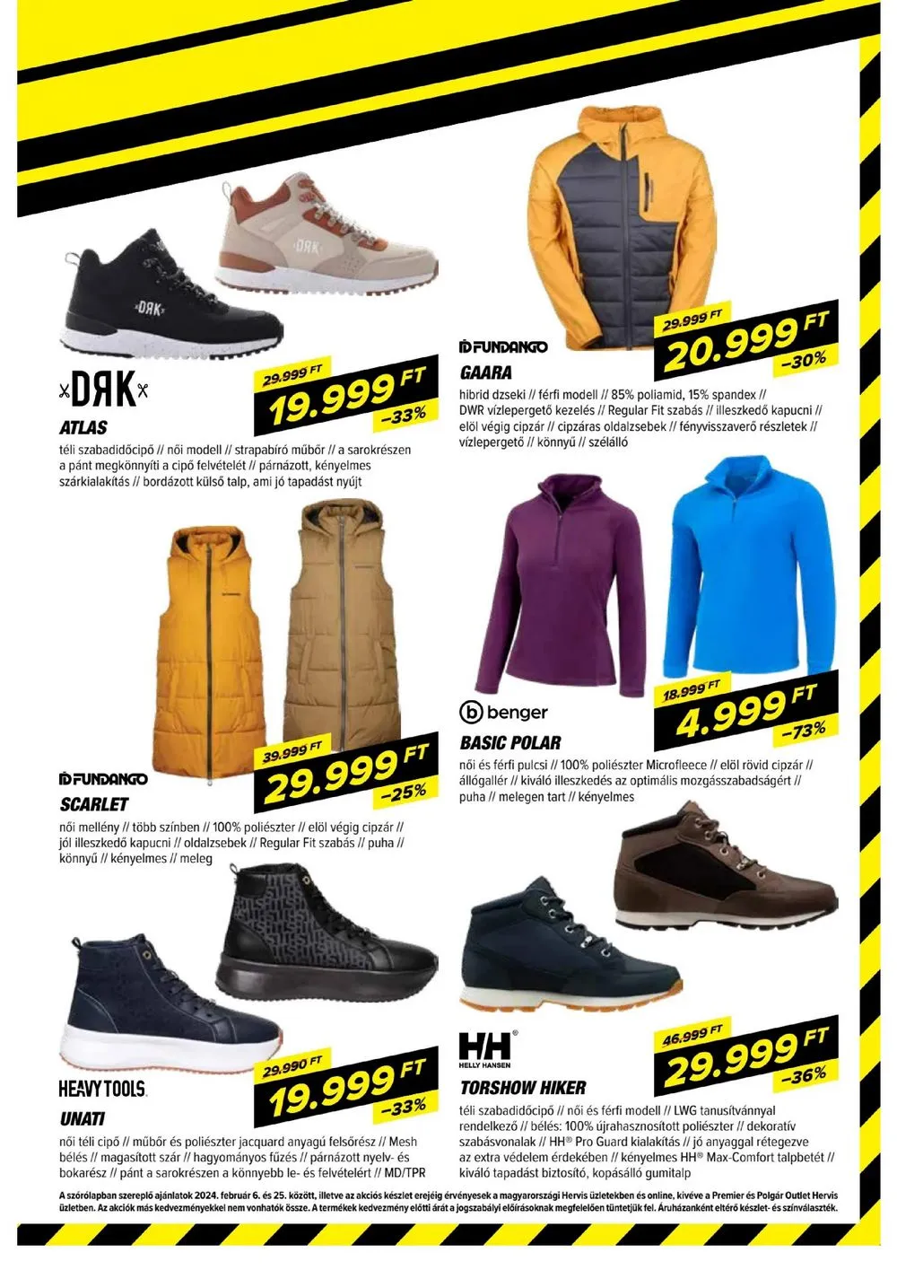 Hervis akciós újság 02.06–02.25 – 3. oldal