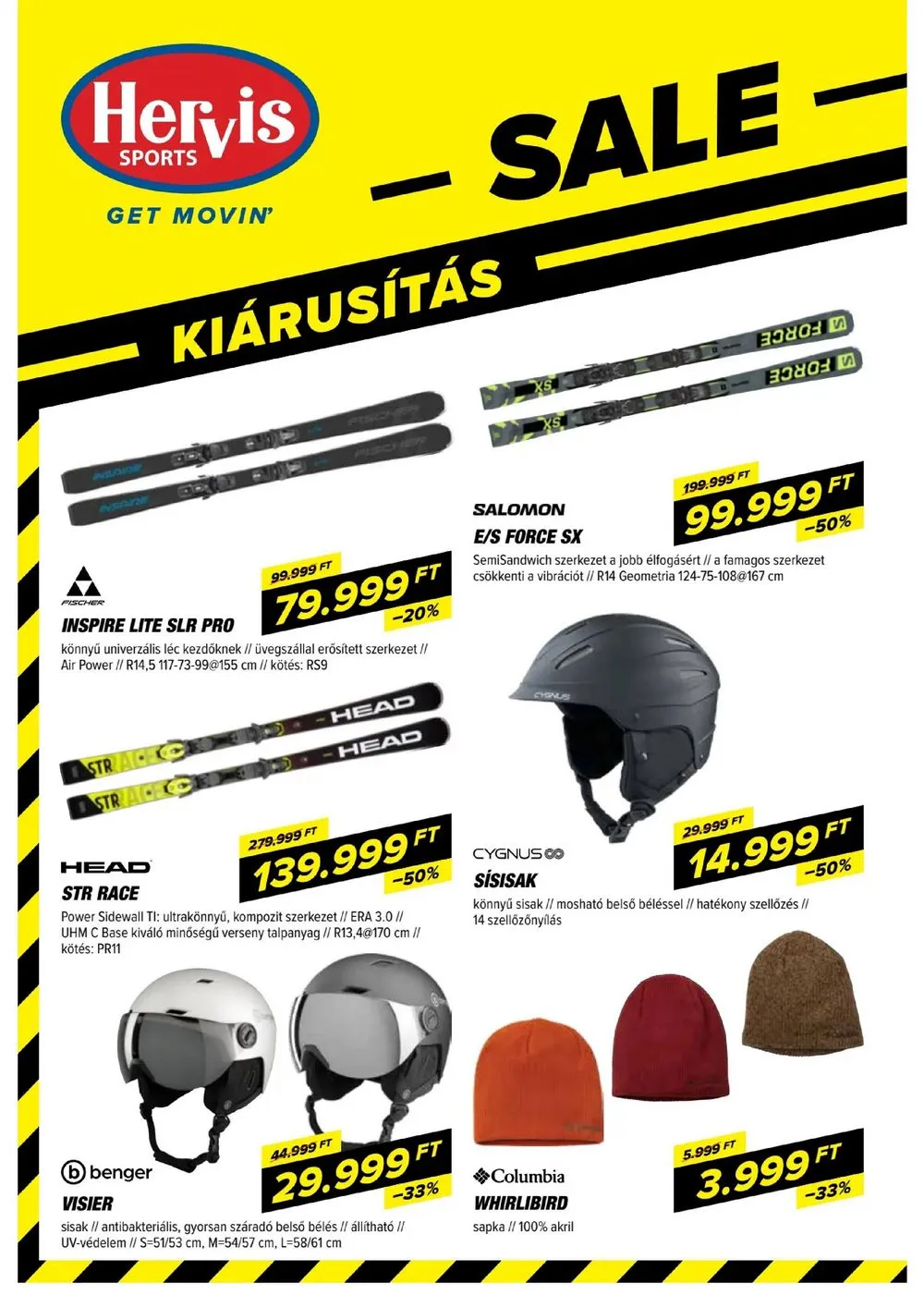 Hervis akciós újság 02.06–02.25 – 4. oldal