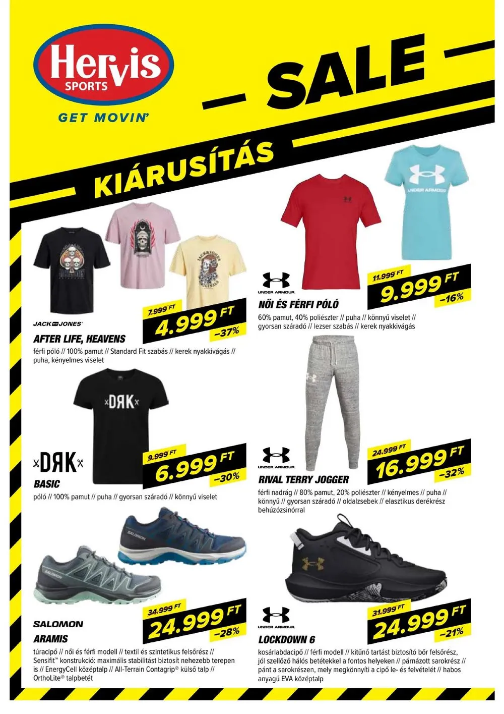Hervis akciós újság 02.06–02.25 – 6. oldal