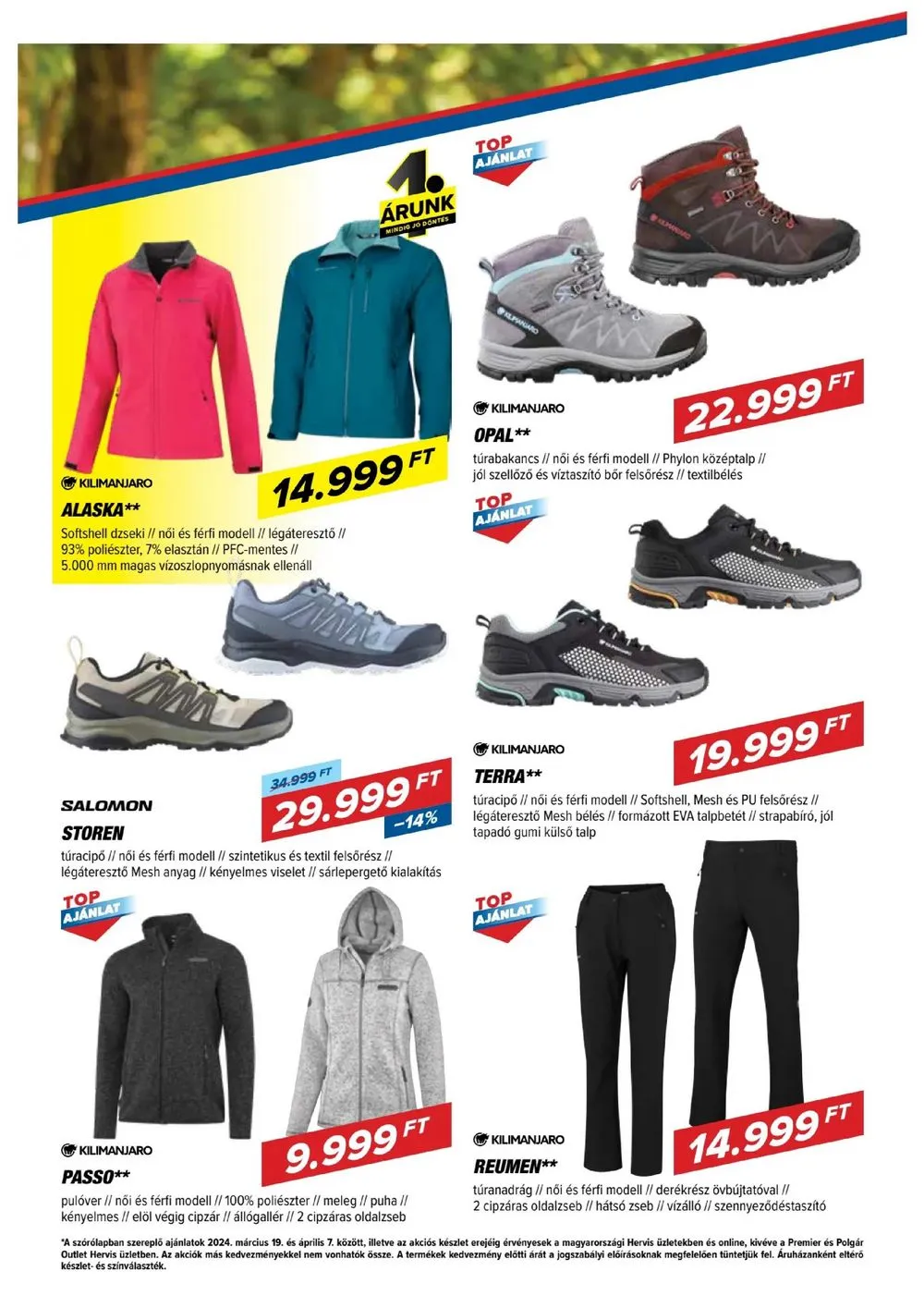 Hervis akciós újság 03.19–04.07 – 5. oldal