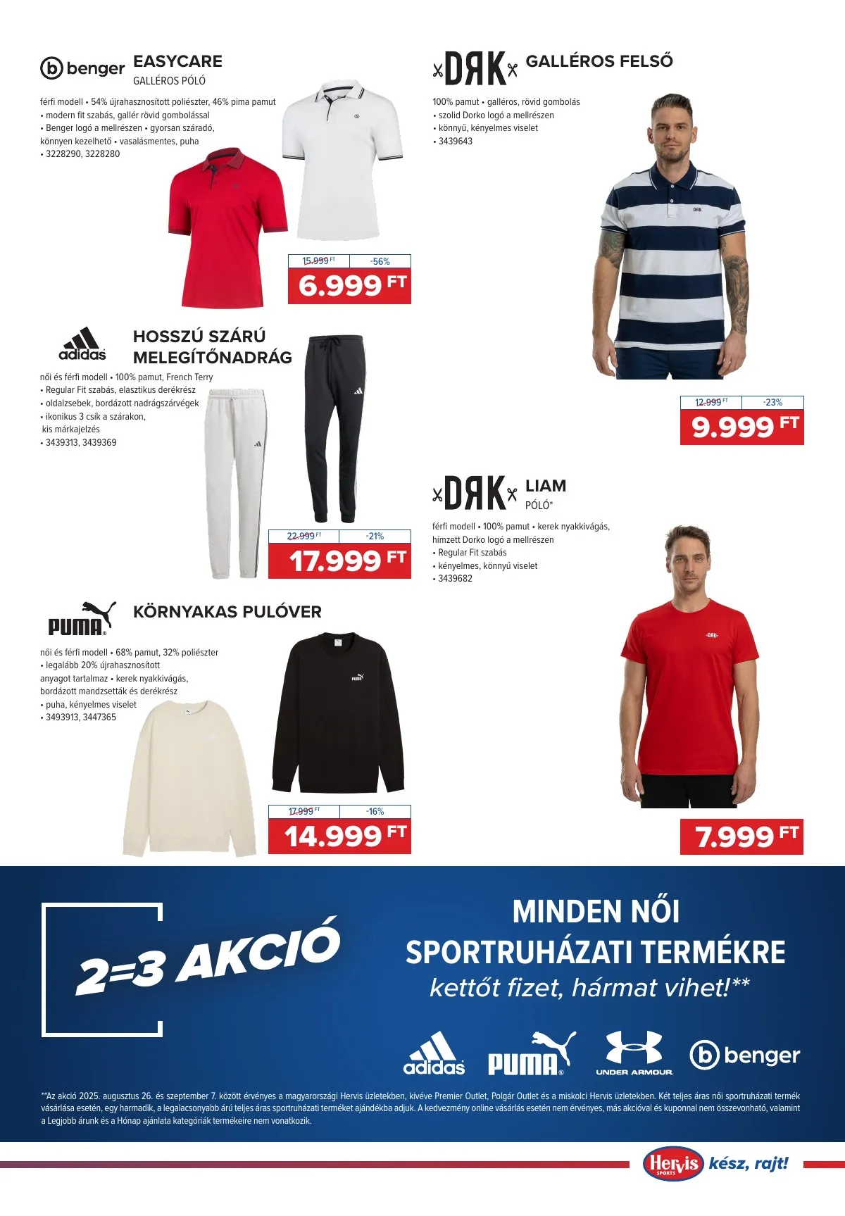 Hervis akciós újság 08.26–09.07 – 5. oldal