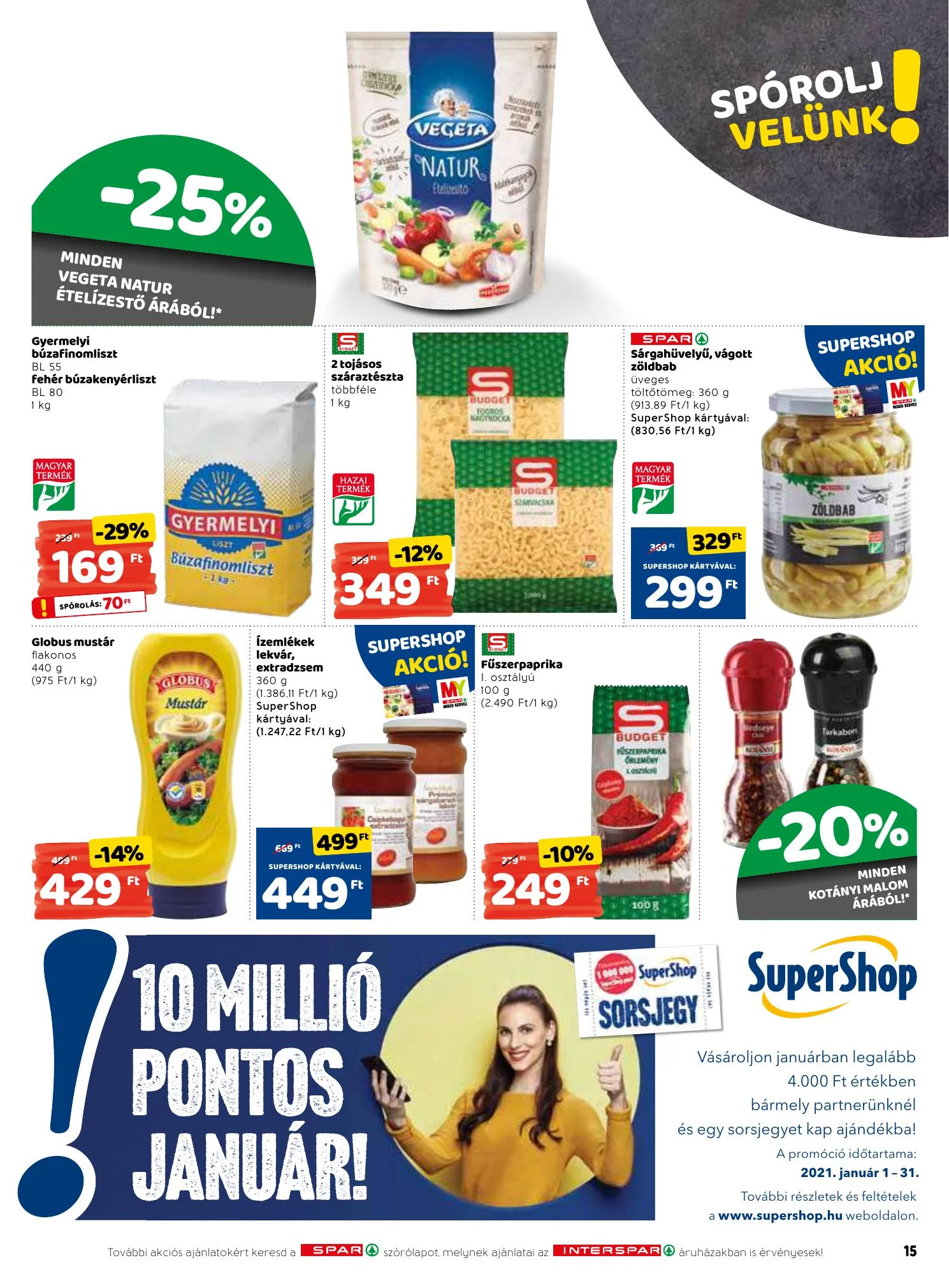 Interspar akciós újság 01.07–01.13 – 15. oldal