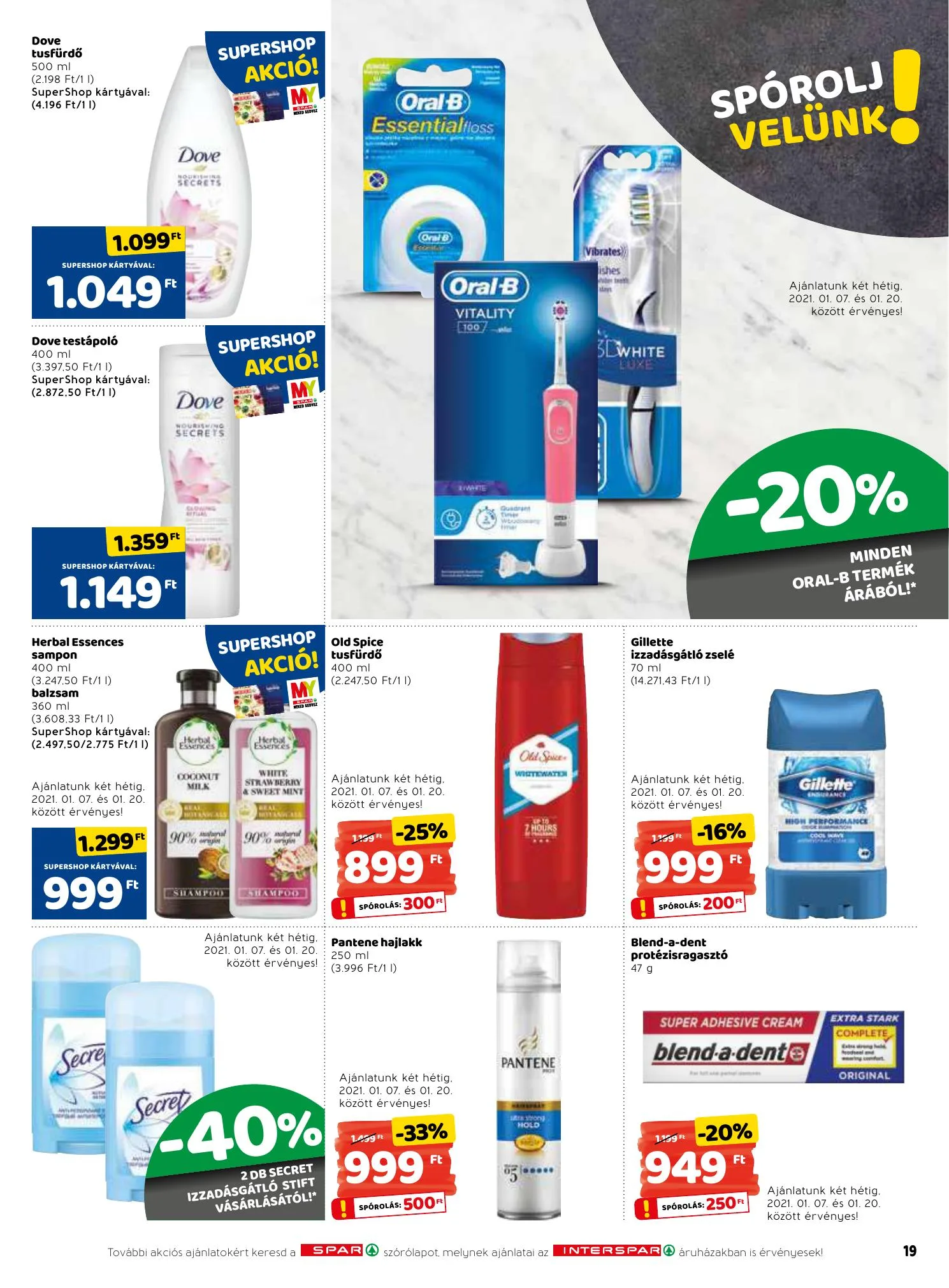 Interspar akciós újság 01.07–01.13 – 19. oldal