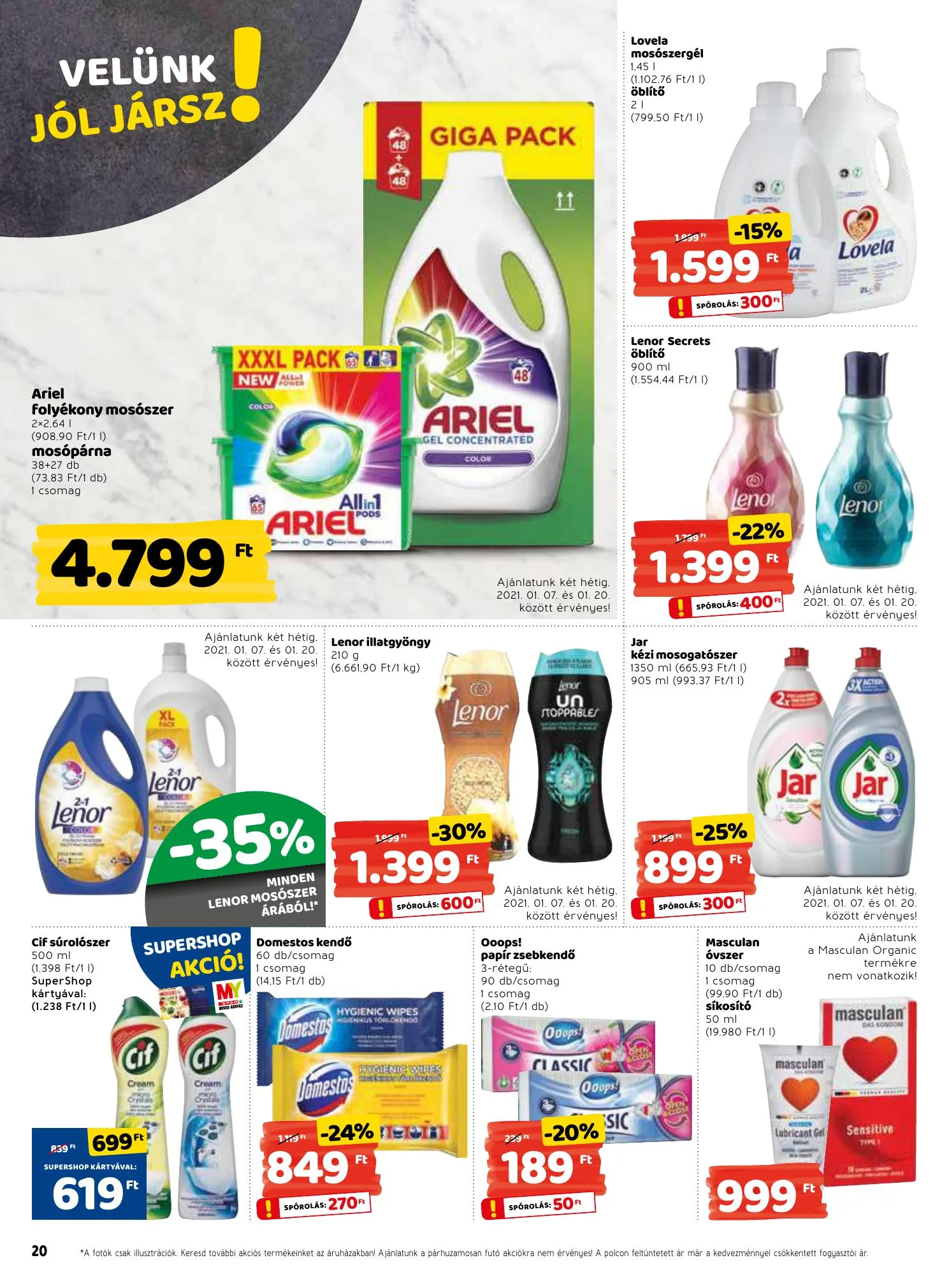 Interspar akciós újság 01.07–01.13 – 20. oldal