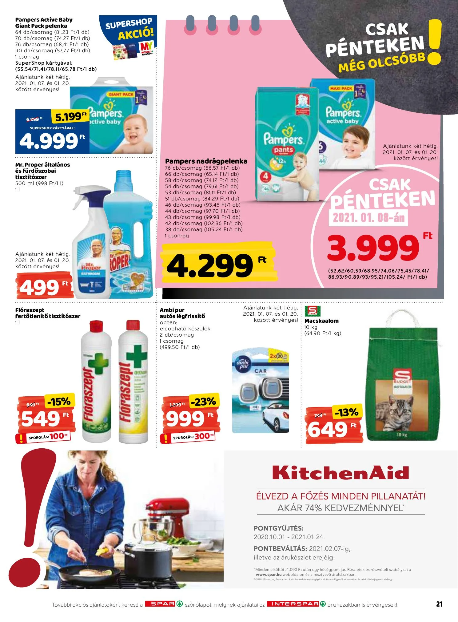 Interspar akciós újság 01.07–01.13 – 21. oldal