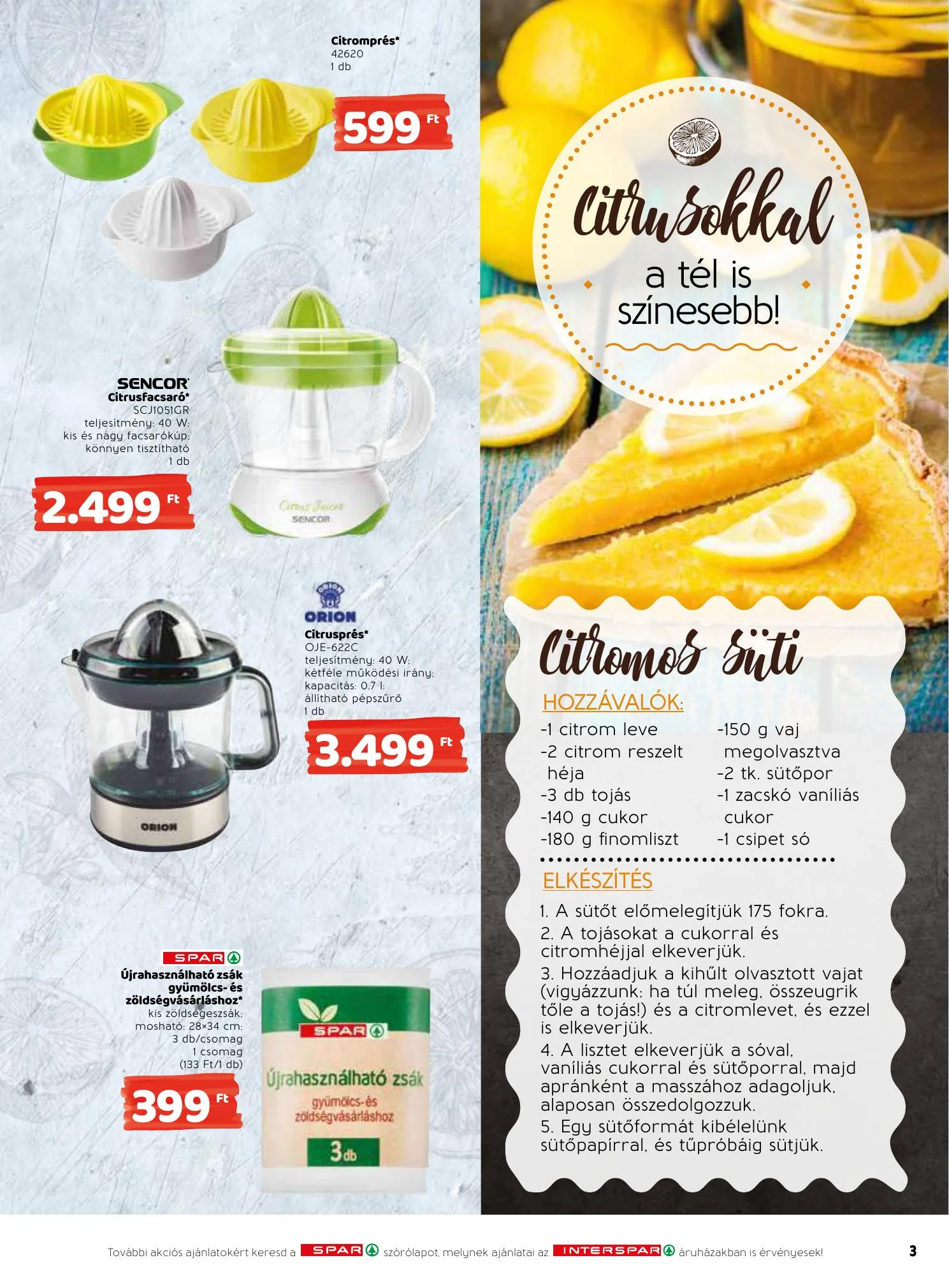 Interspar akciós újság 01.07–01.13 – 3. oldal
