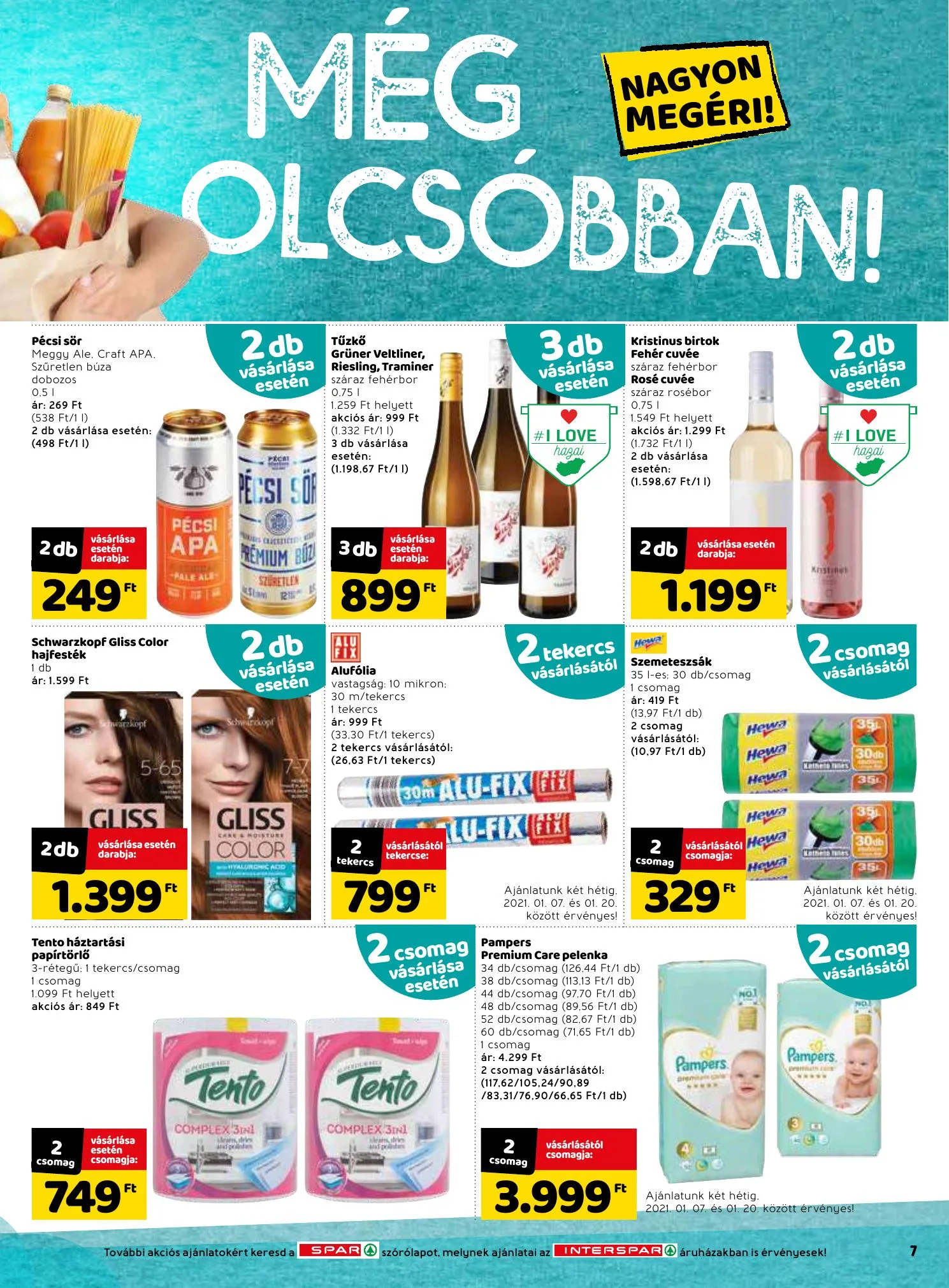 Interspar akciós újság 01.07–01.13 – 7. oldal