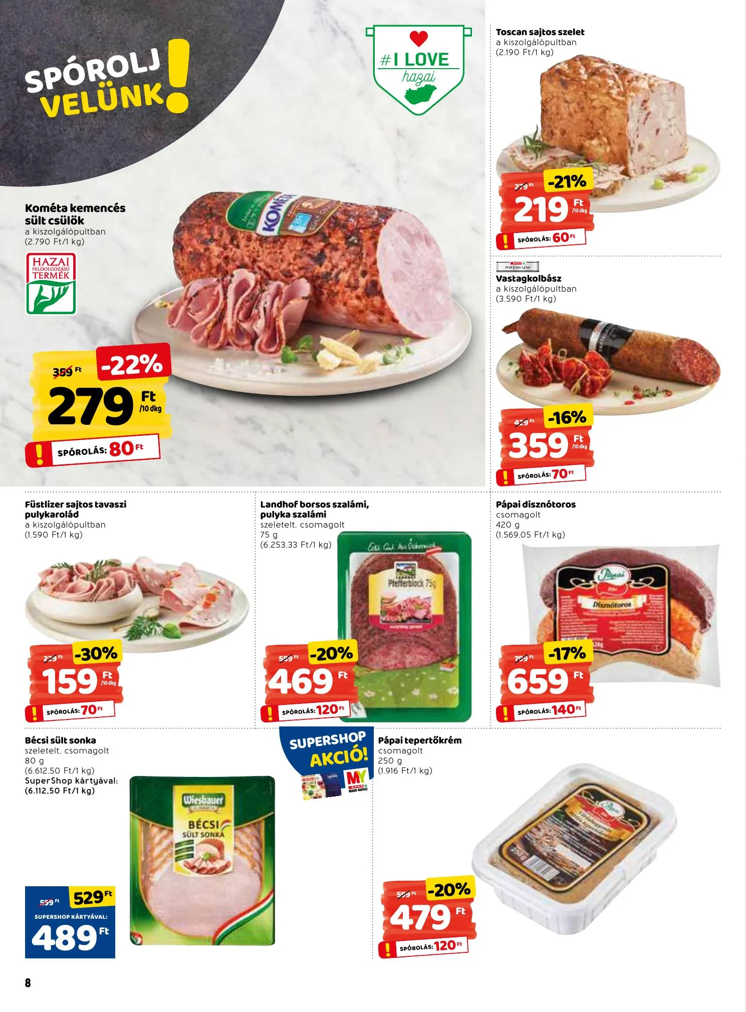 Interspar akciós újság 01.07–01.13 – 8. oldal