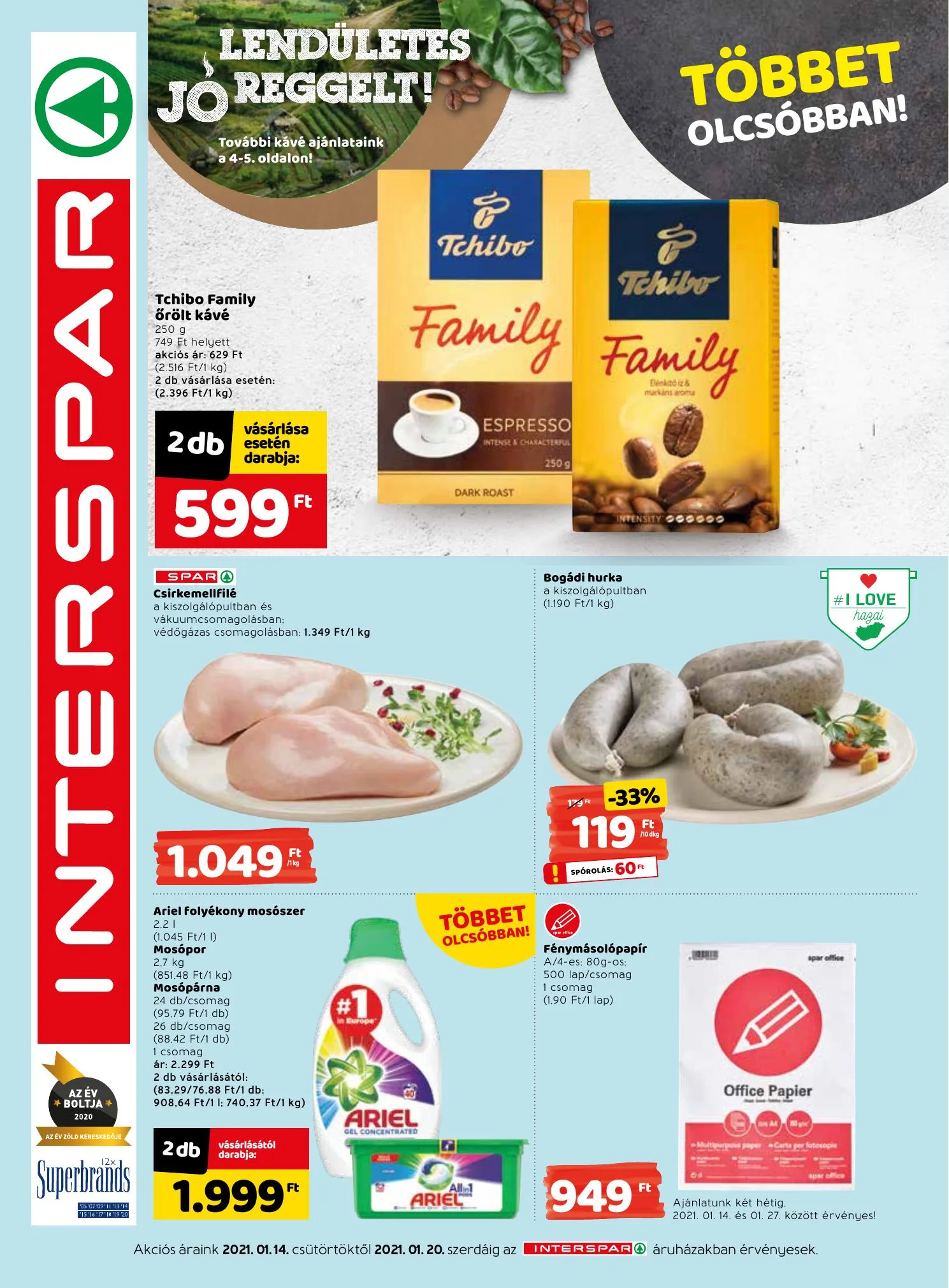Interspar akciós újság 01.14–01.20