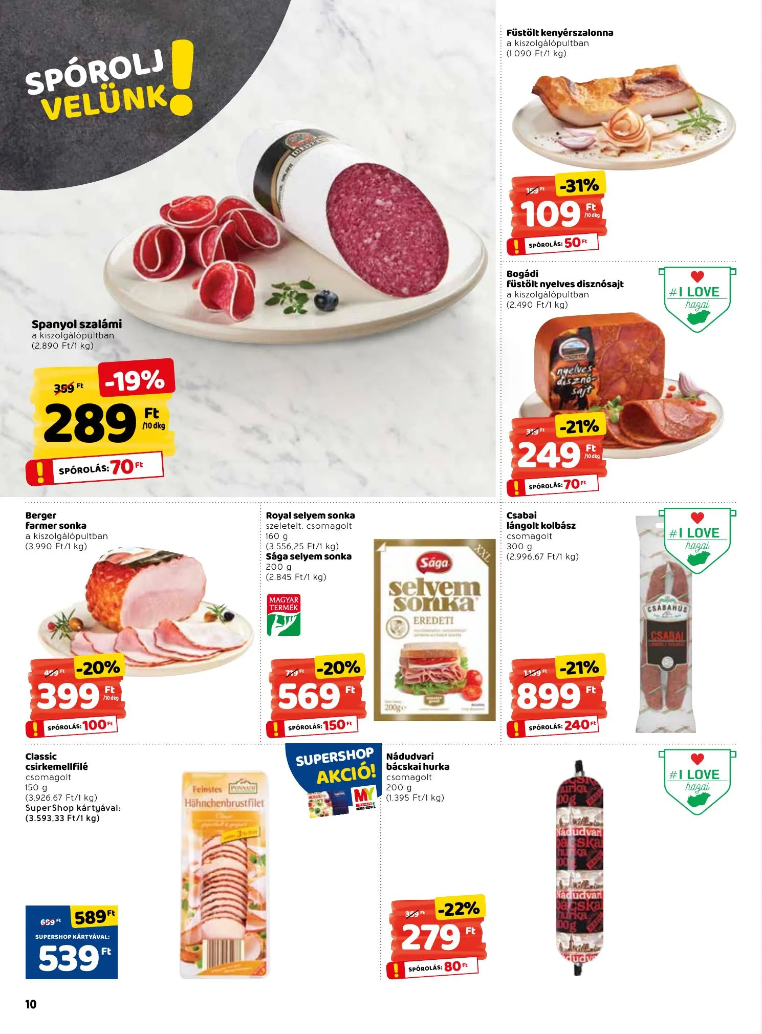 Interspar akciós újság 01.14–01.20 – 10. oldal