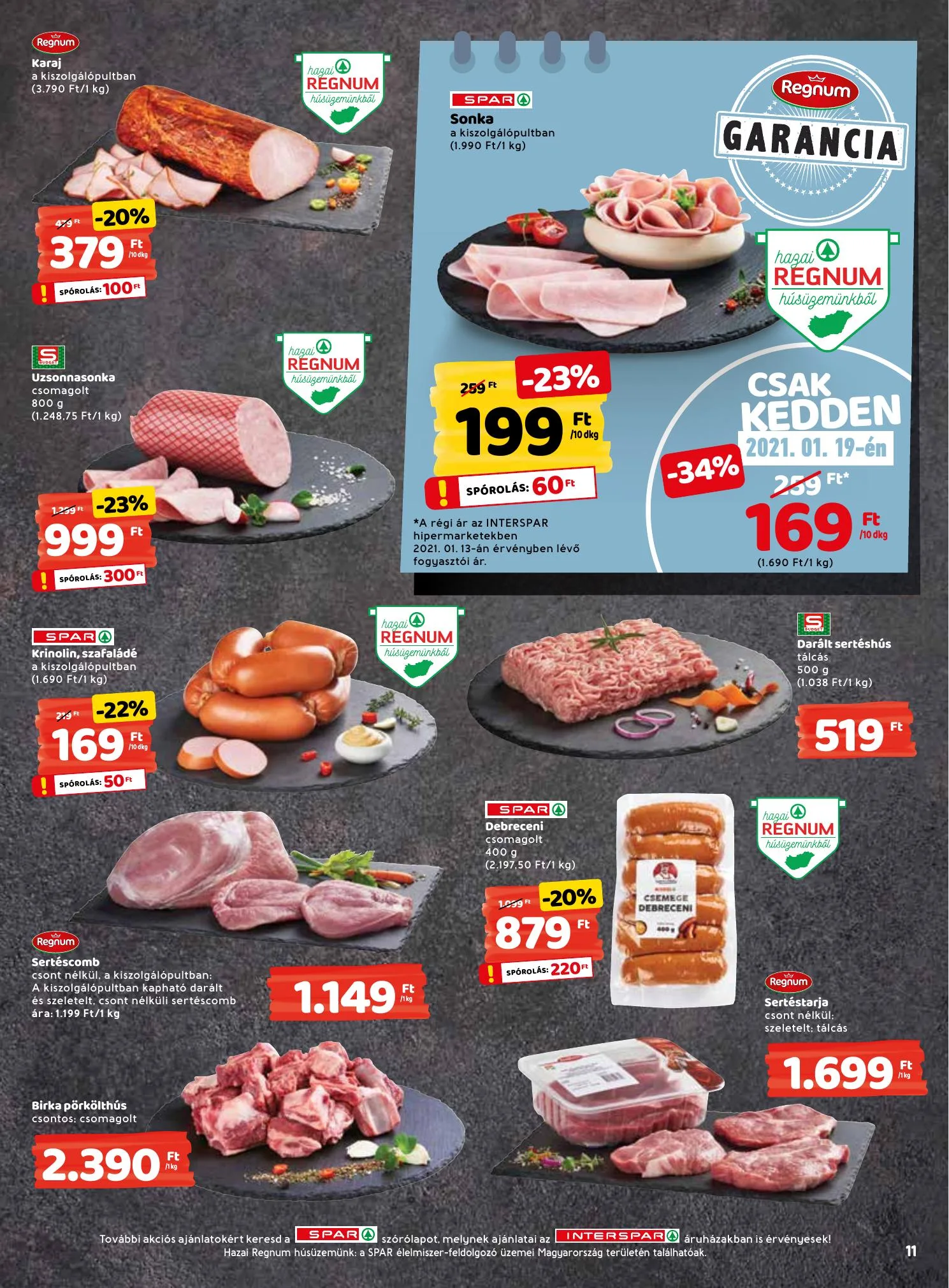 Interspar akciós újság 01.14–01.20 – 11. oldal