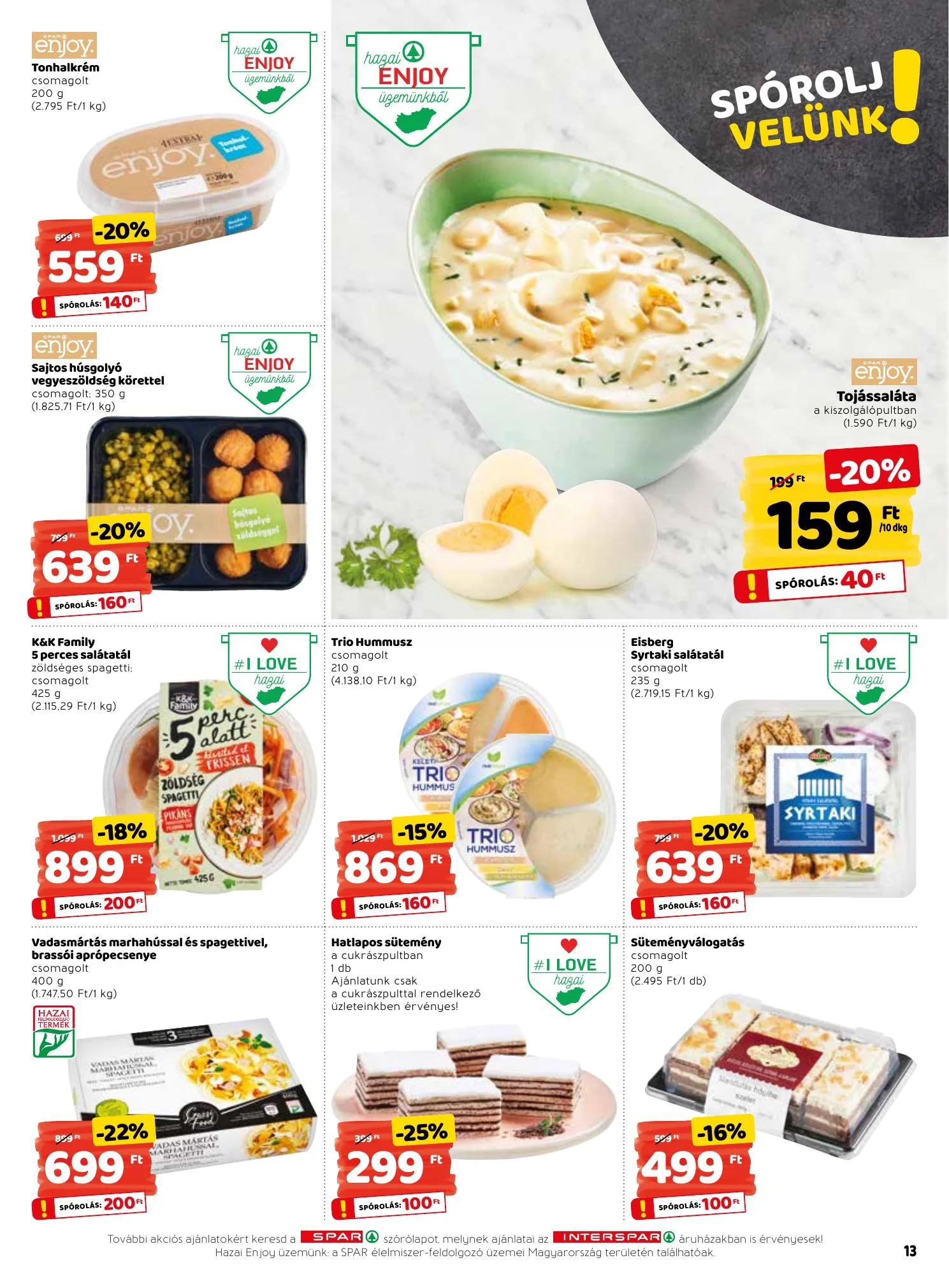 Interspar akciós újság 01.14–01.20 – 13. oldal