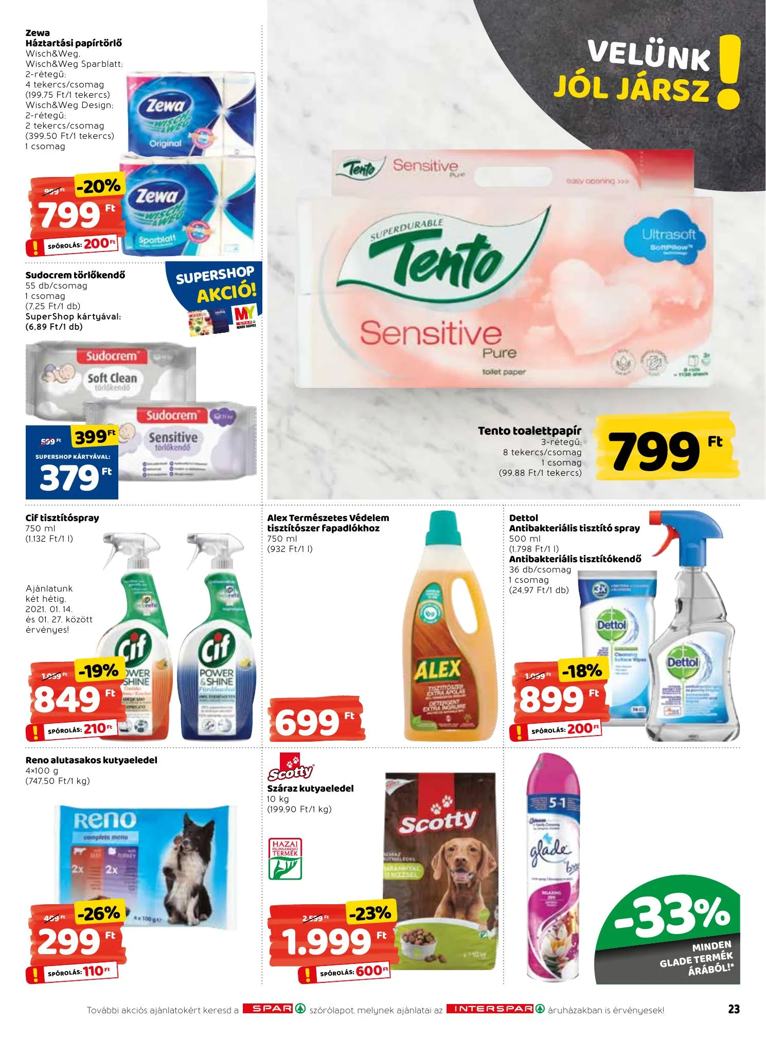 Interspar akciós újság 01.14–01.20 – 23. oldal