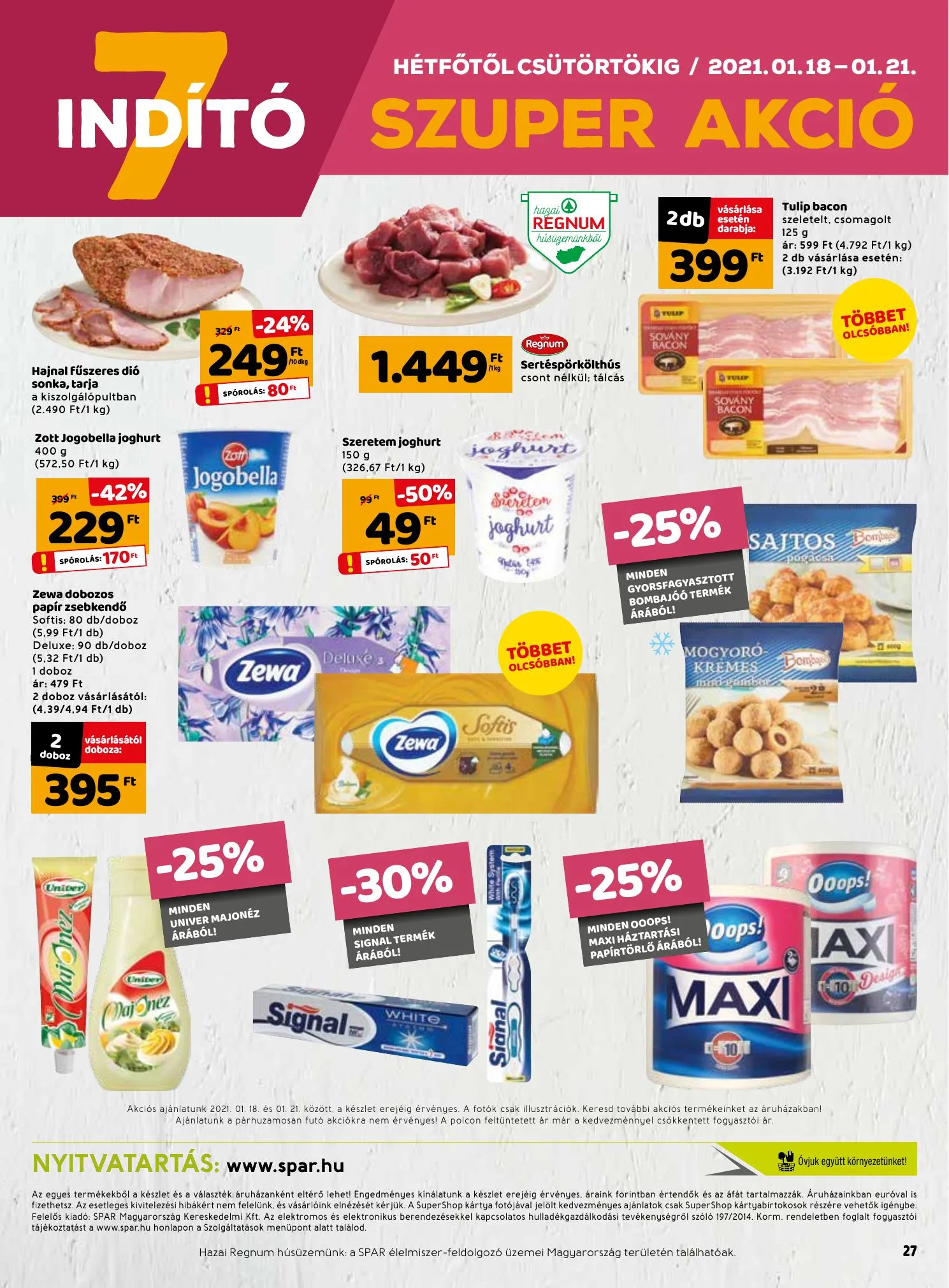 Interspar akciós újság 01.14–01.20 – 27. oldal
