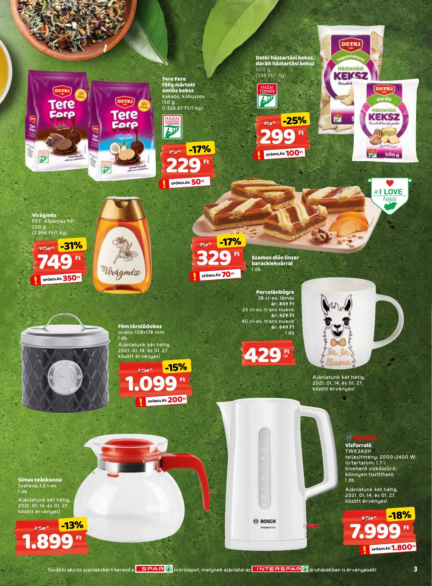 Interspar akciós újság 01.14–01.20 – 3. oldal