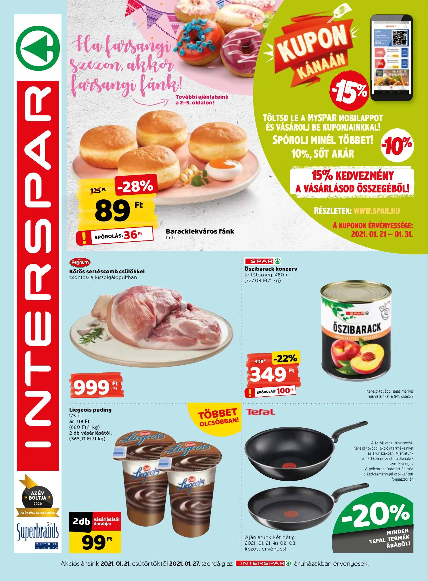 Interspar akciós újság 01.21–01.27
